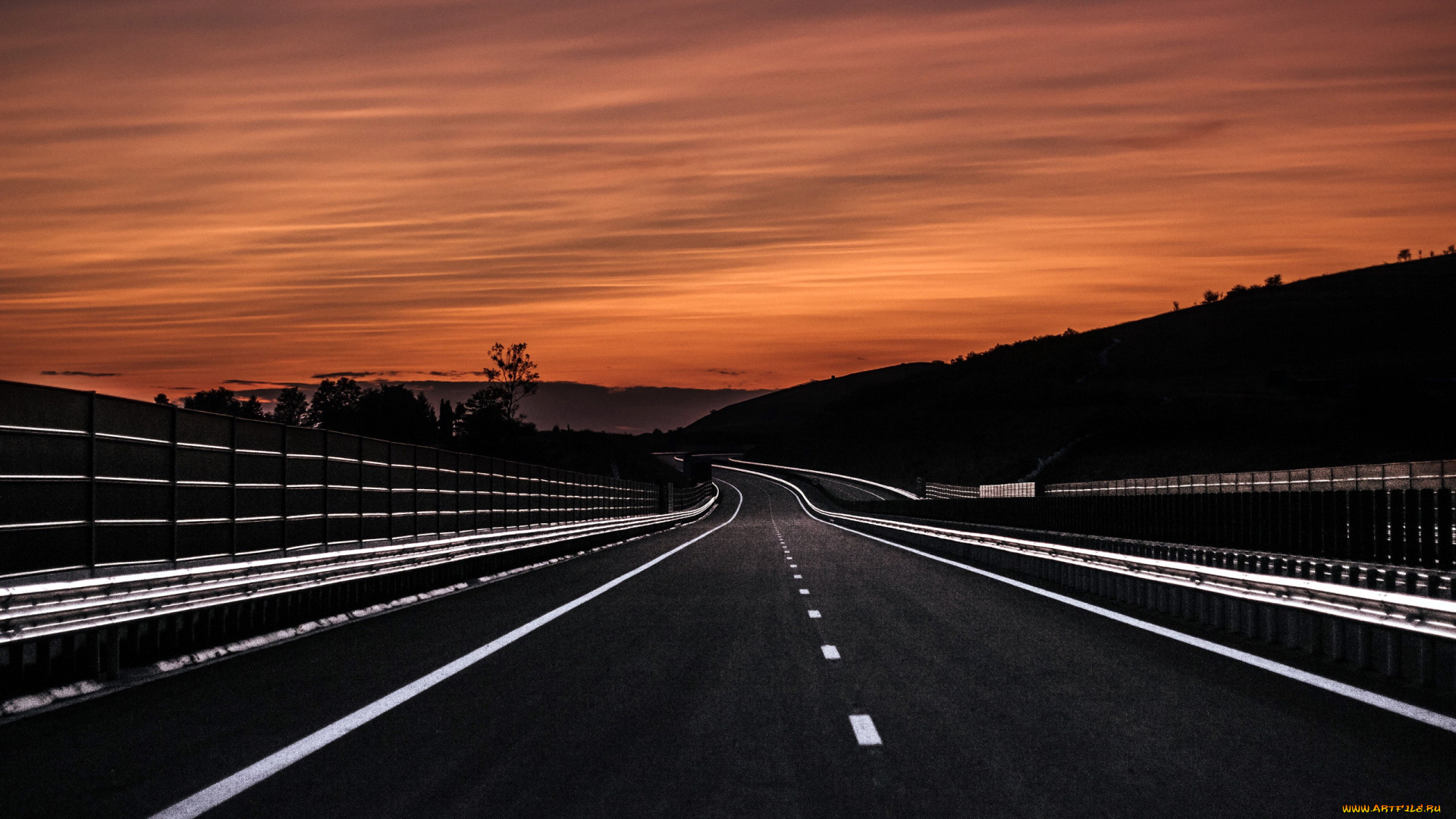 природа, дороги, шоссе