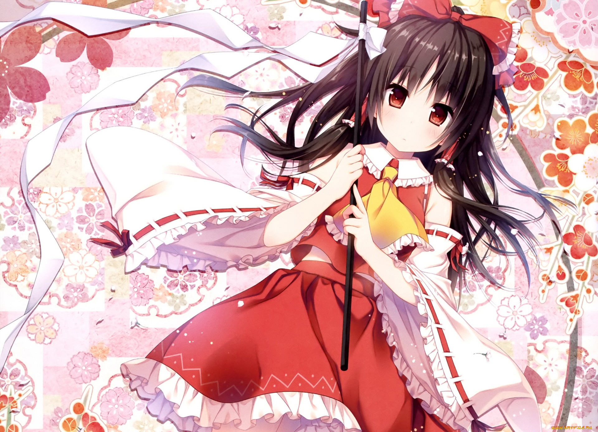 аниме, touhou, девушка