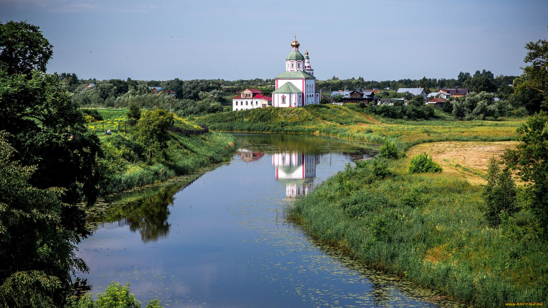 города, -, православные, церкви, , монастыри, суздаль, россия, владимирская, область, речка, каменка