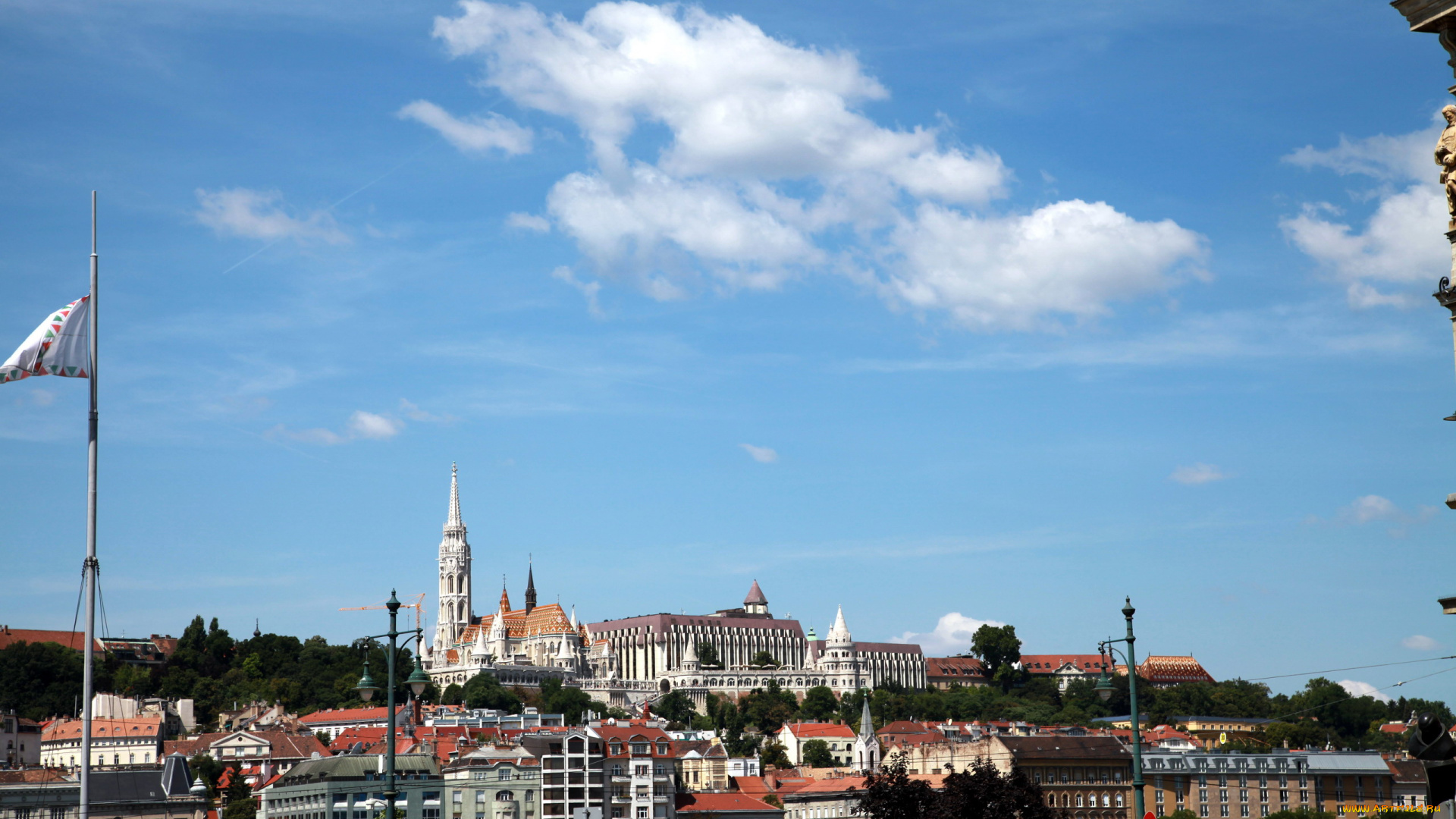 города, будапешт, , венгрия, панорама