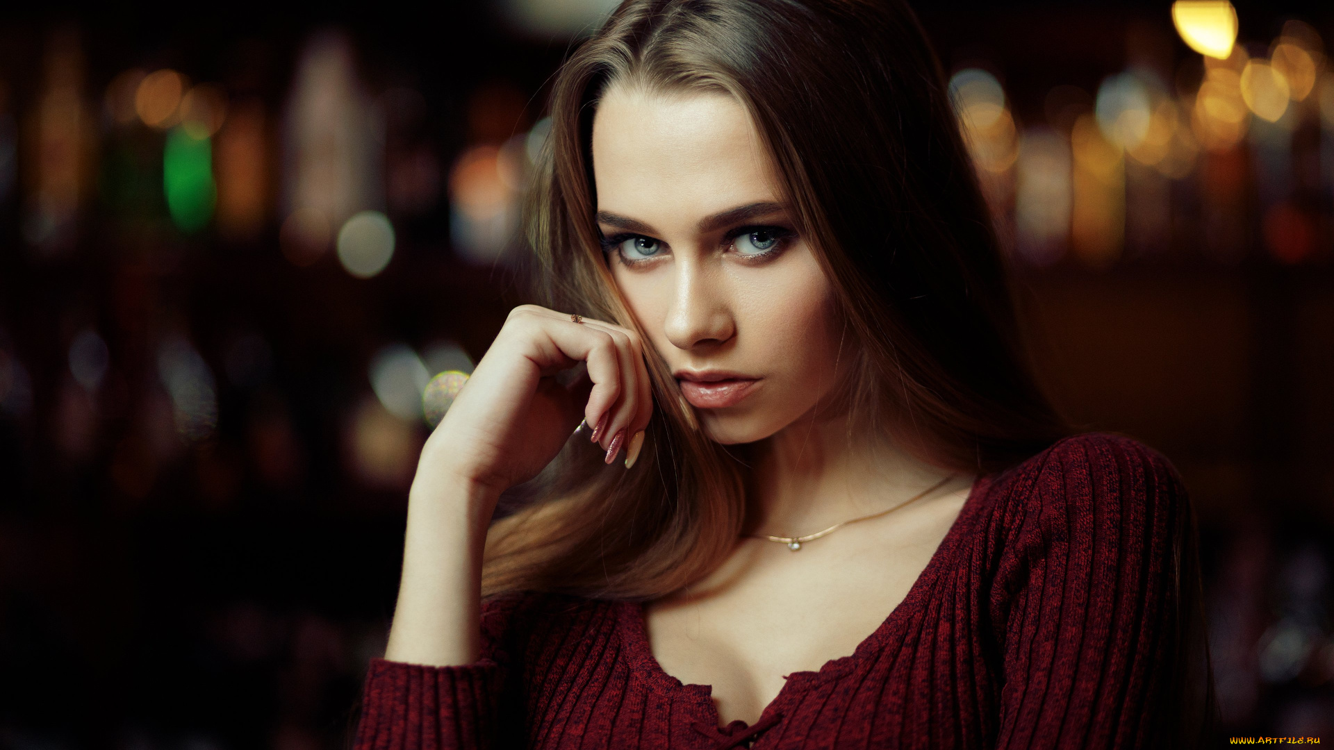 девушки, -, лица, , портреты, ева, фёдорова