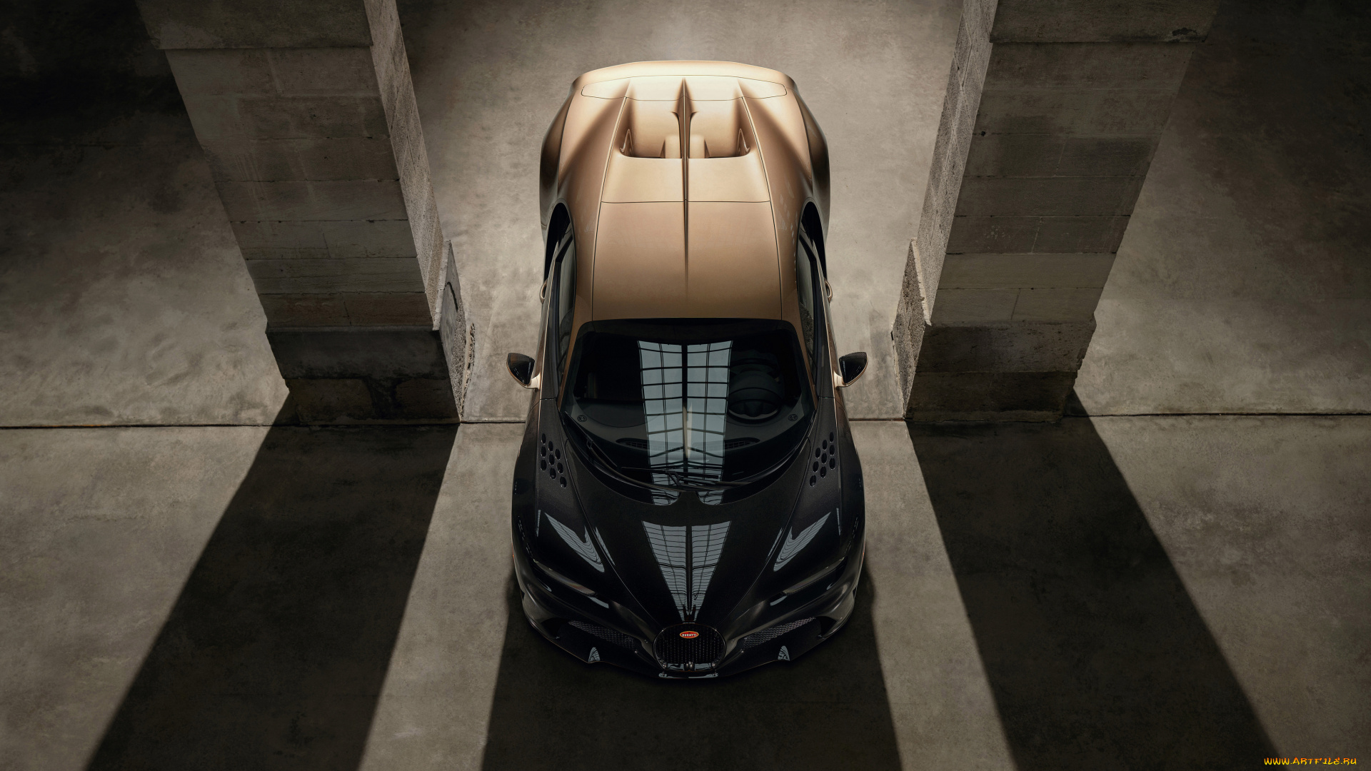 2023, bugatti, chiron, super, sport, golden, era, автомобили, bugatti, chiron, super, sport, golden, era, бугатти, тюнинг, cупер, спорт, гиперкар, вид, сверху