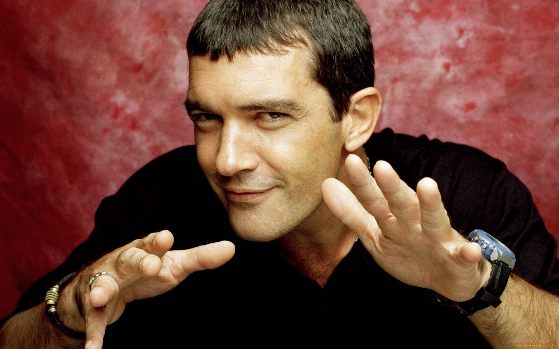 мужчины, antonio, banderas, актер, лицо, жесты