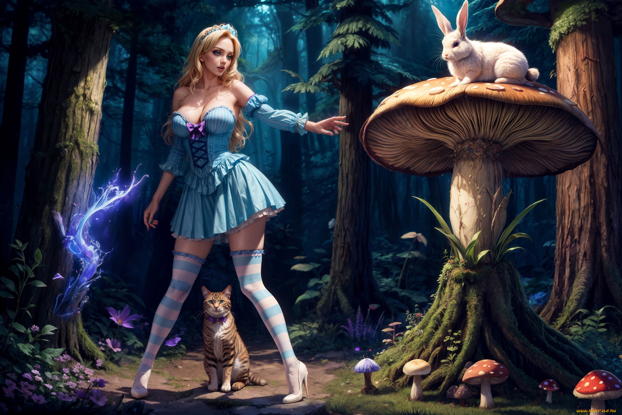 фэнтези, девушки, нейросети, графика, нейроарт, ai, art, нейронные, сети, рисунки, нейро, искусство