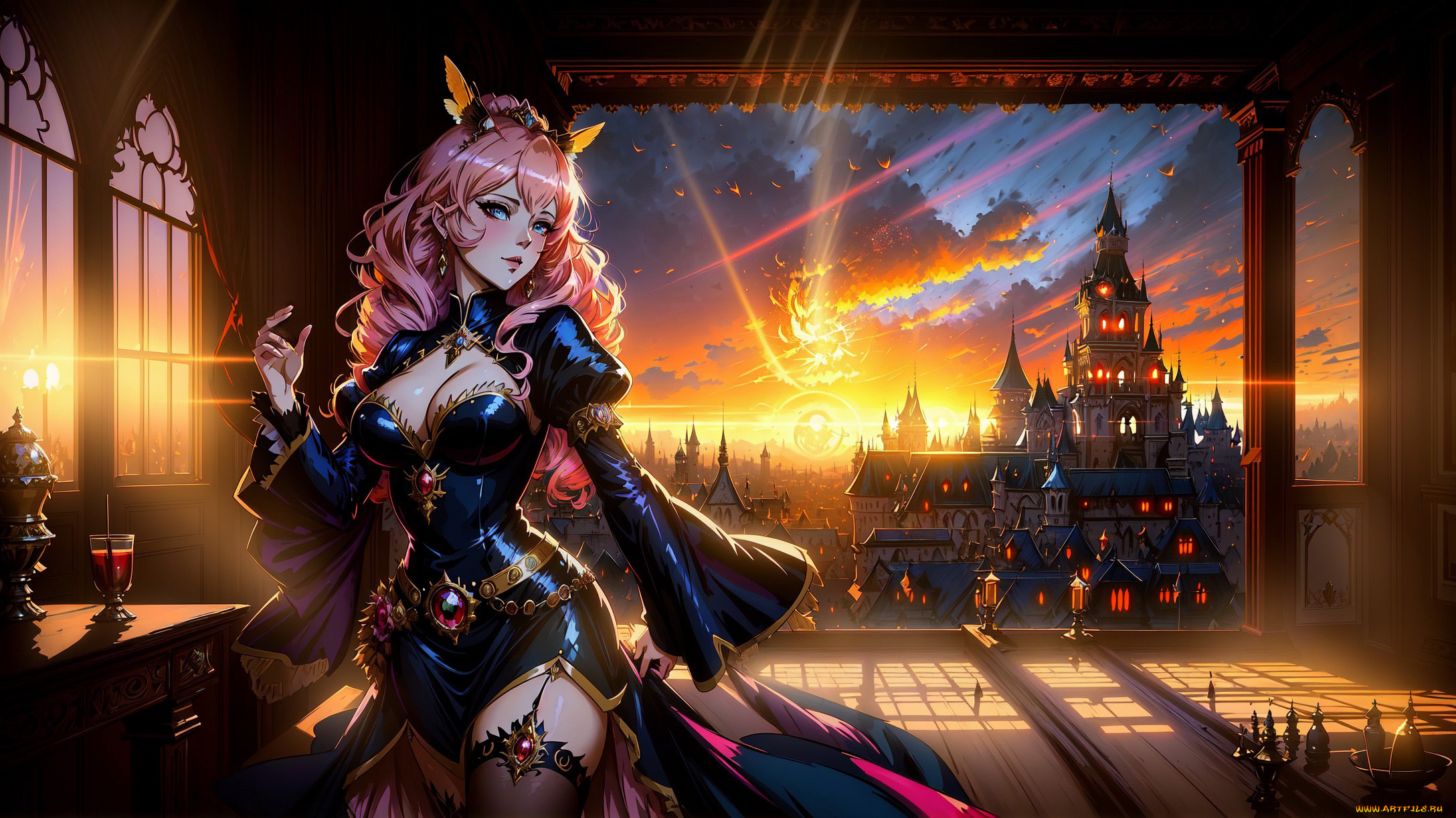 аниме, магия, , колдовство, , halloween, нейросети, графика, нейроарт, ai, art, нейронные, сети, рисунки, нейро, искусство