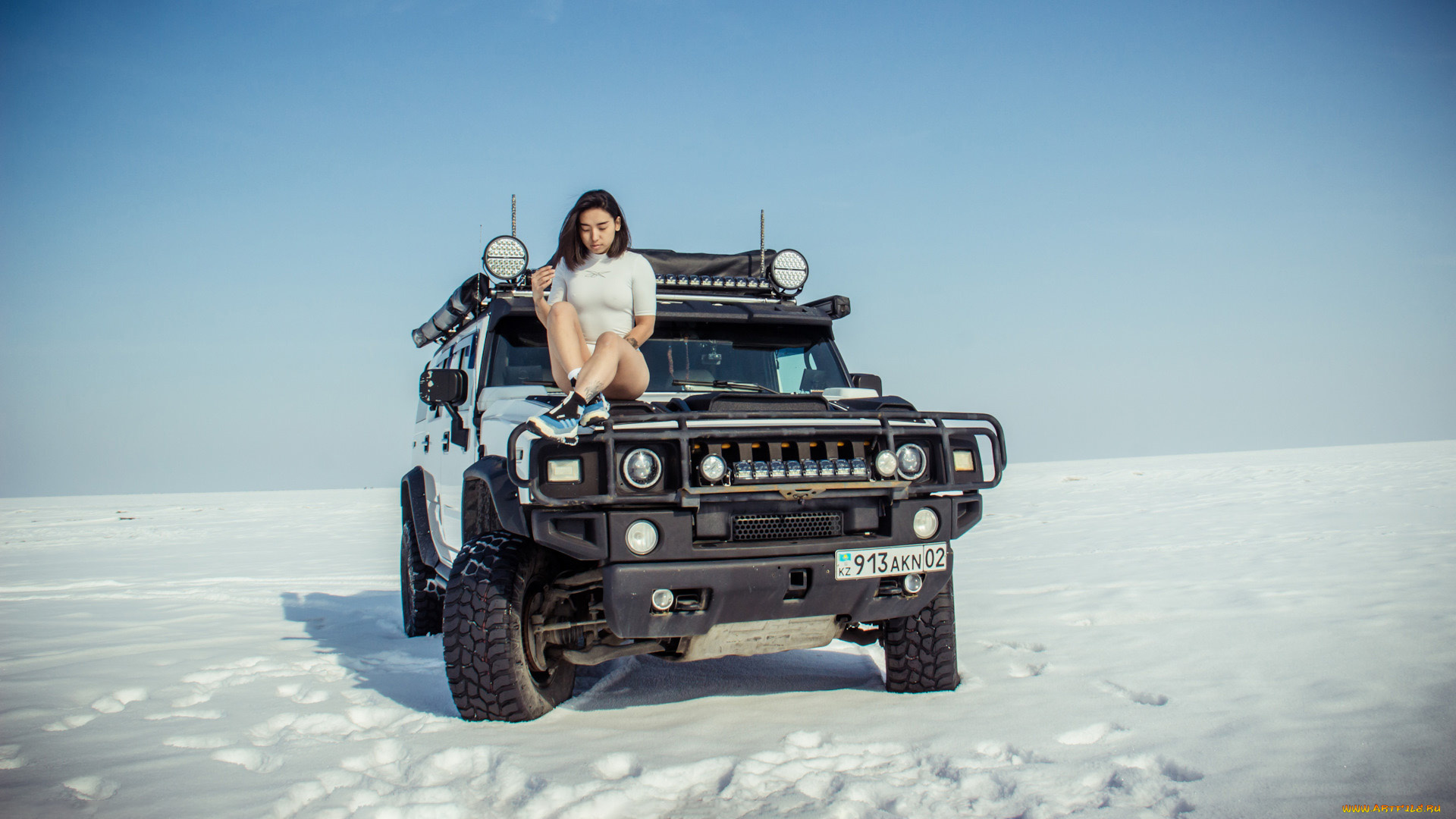 автомобили, -авто, с, девушками, hummer, h2