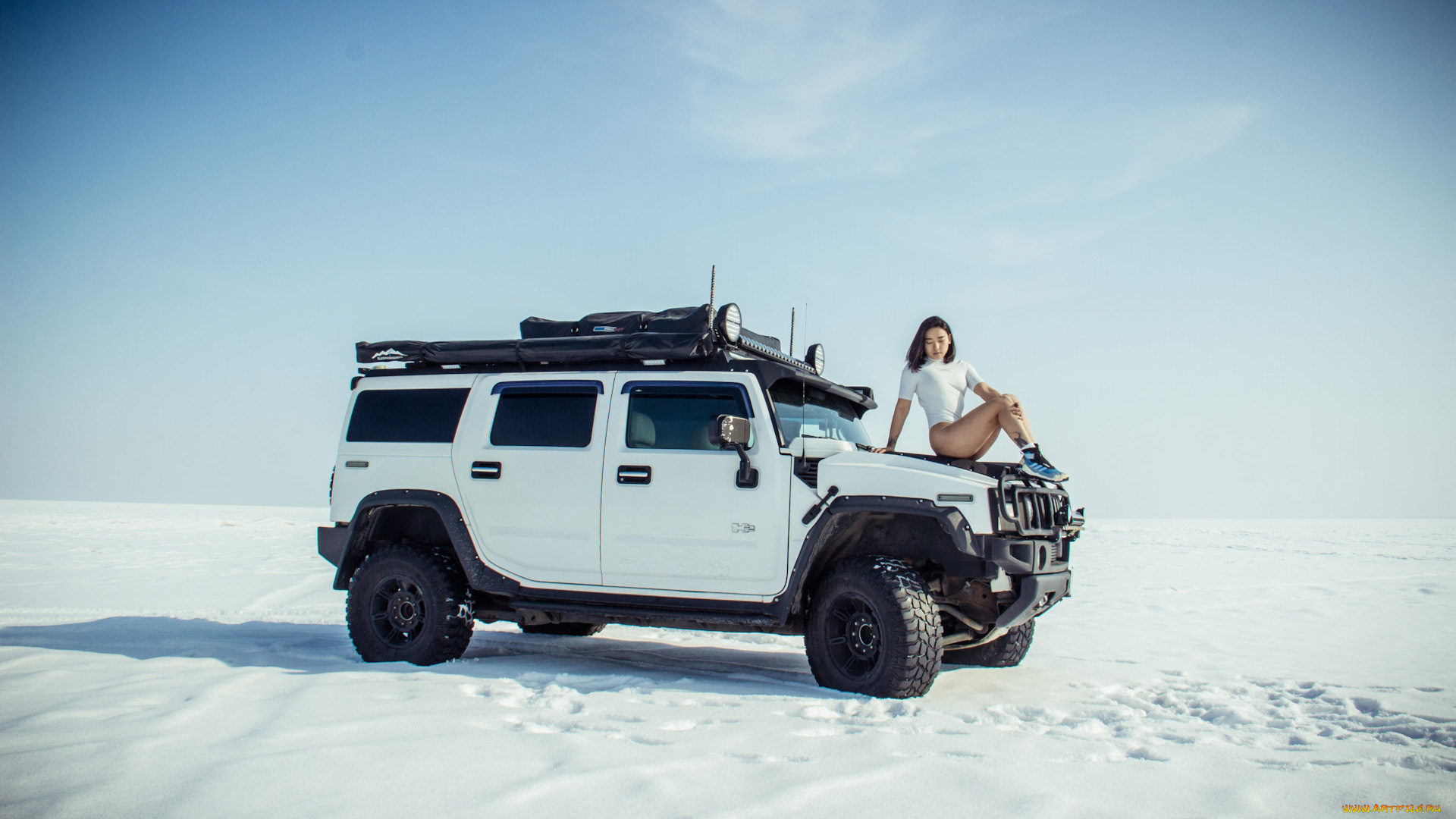 автомобили, -авто, с, девушками, hummer, h2