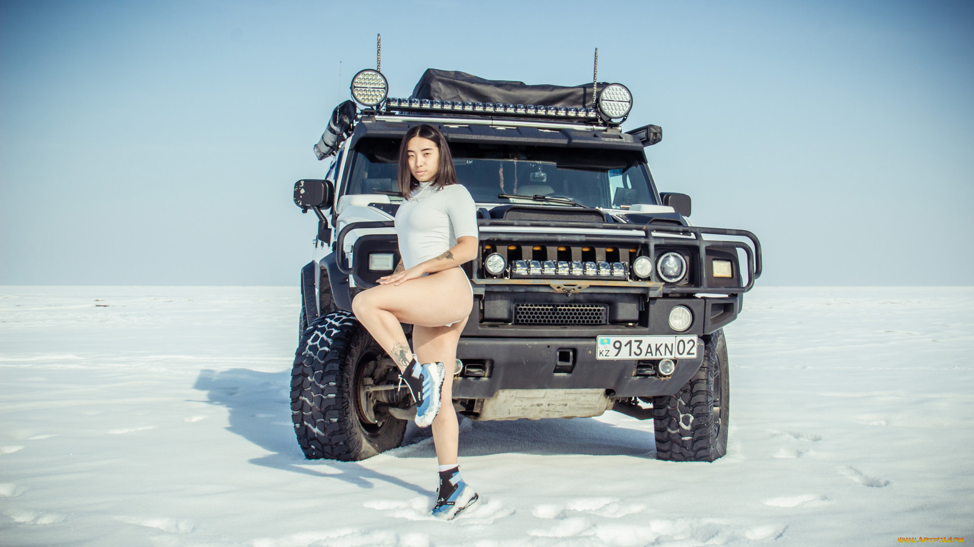 автомобили, -авто, с, девушками, hummer, h2