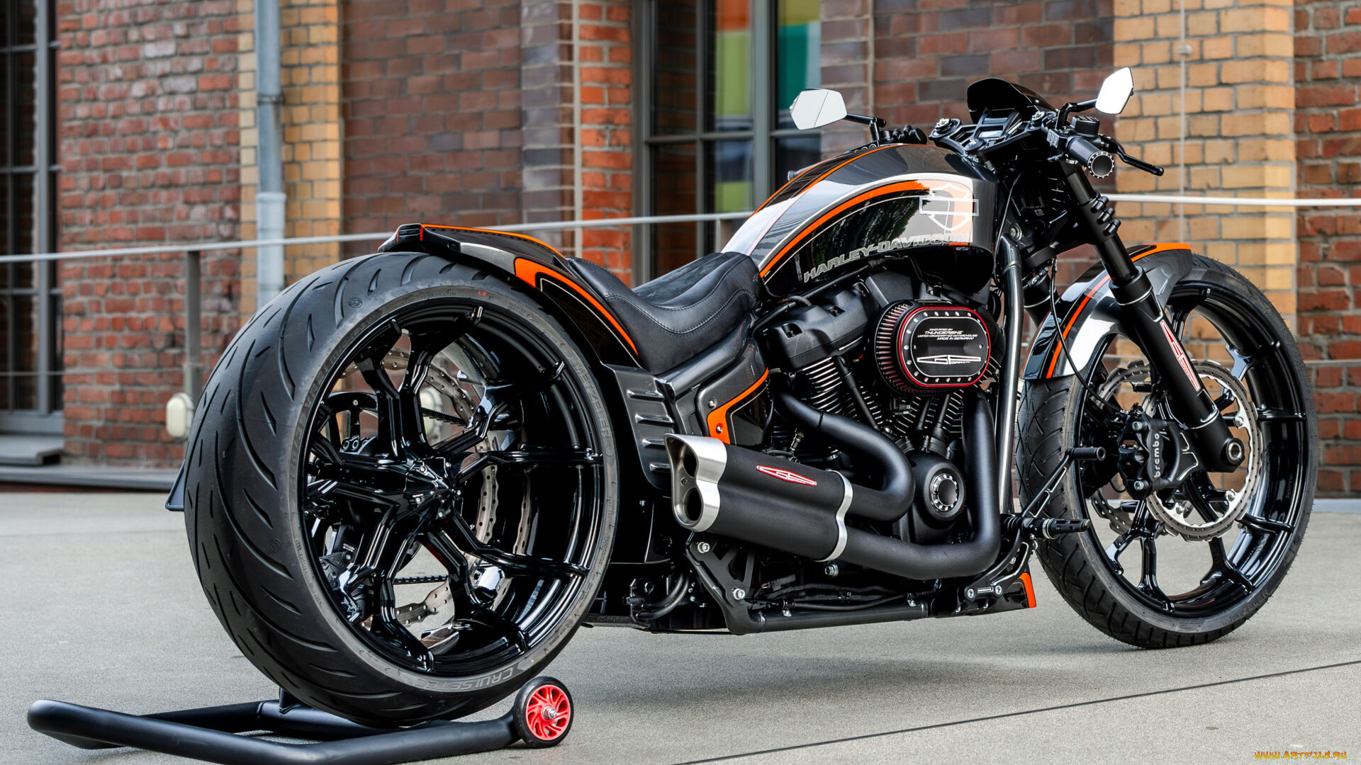 мотоциклы, harley-davidson, softail, breakout, 117, customized, custombikes, gp-suzuka
