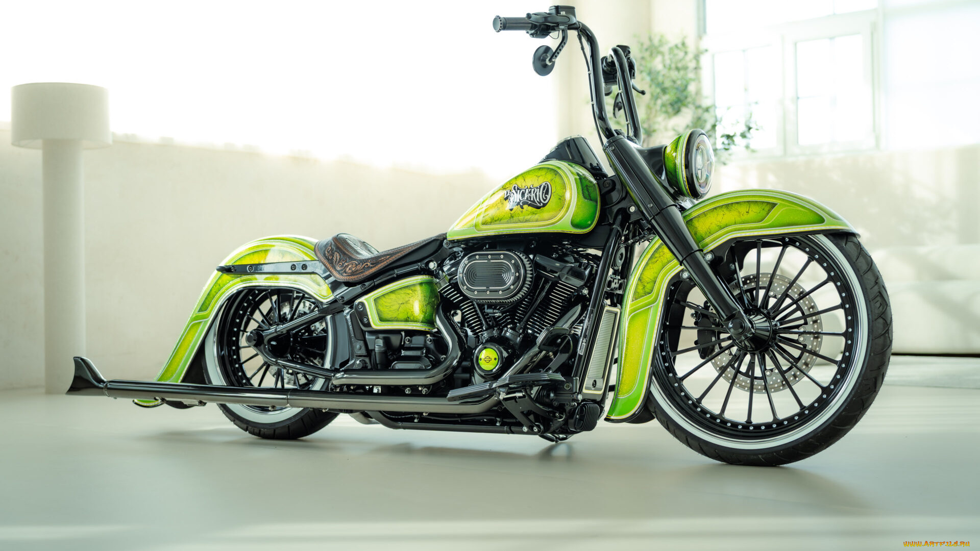 мотоциклы, harley-davidson, softail, heritage, chicano, customized, custombike, el, sicario