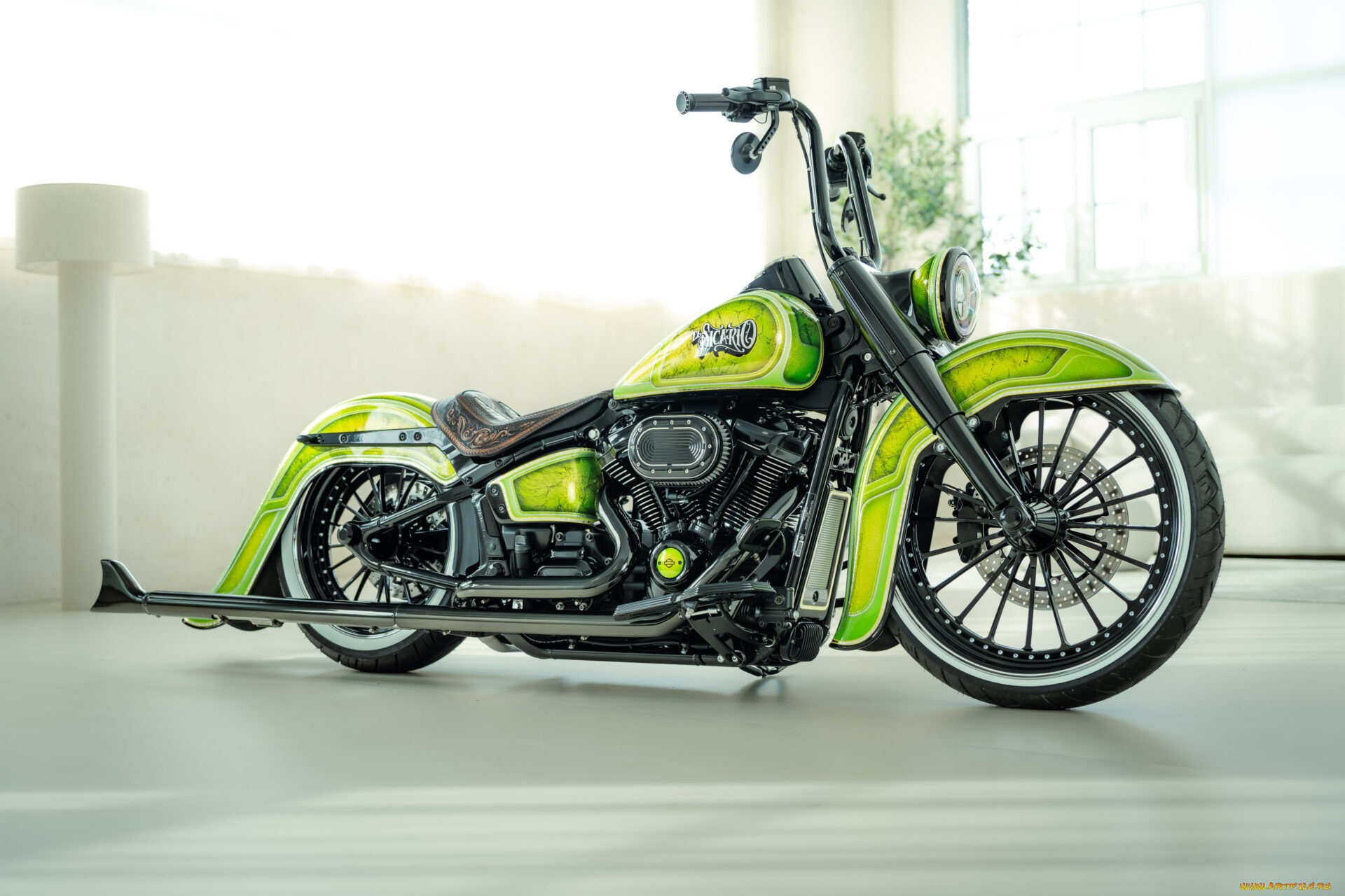мотоциклы, harley-davidson, softail, heritage, chicano, customized, custombike, el, sicario