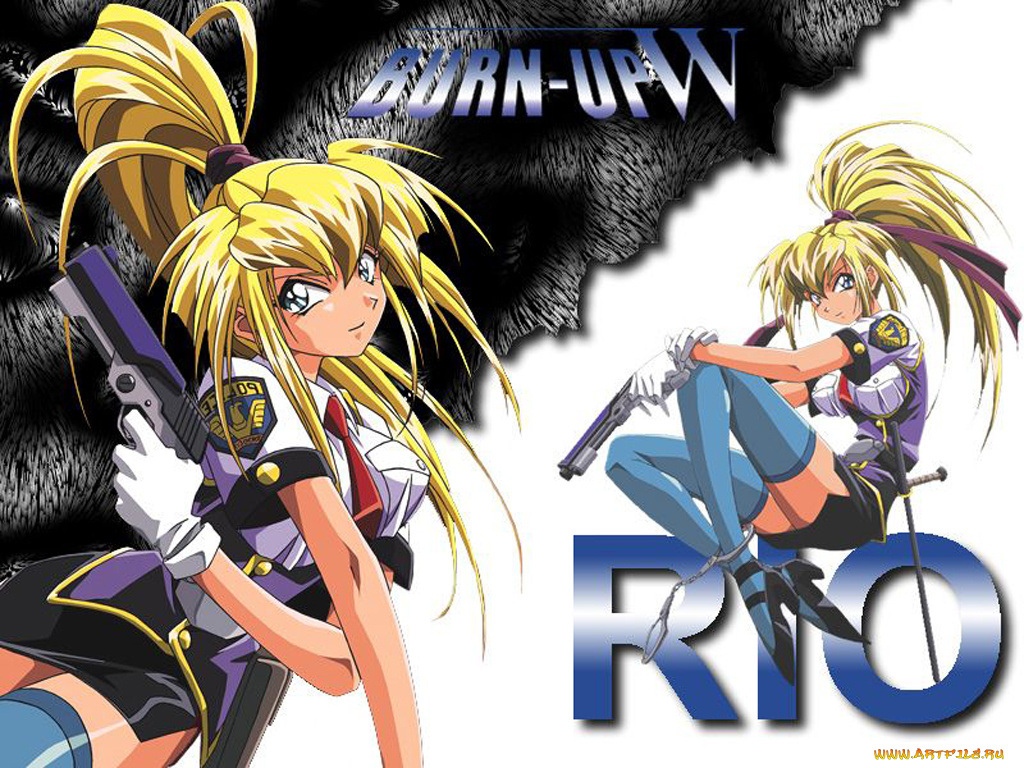 аниме, burn, up