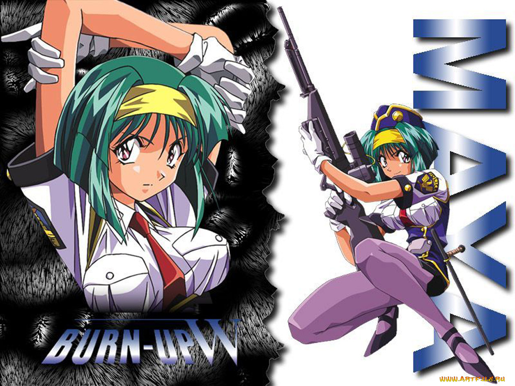 аниме, burn, up