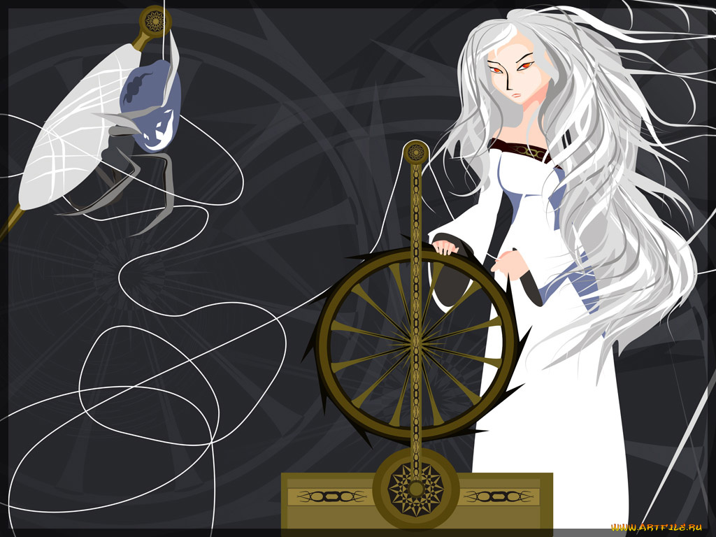 мельница, прялка, музыка