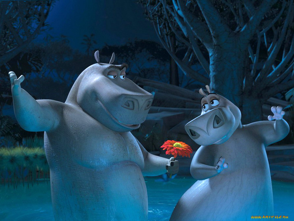 мультфильмы, madagascar, escape, africa