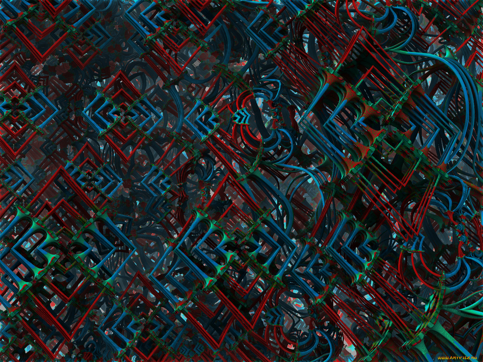3д, графика, fractal, фракталы, узор, абстракция