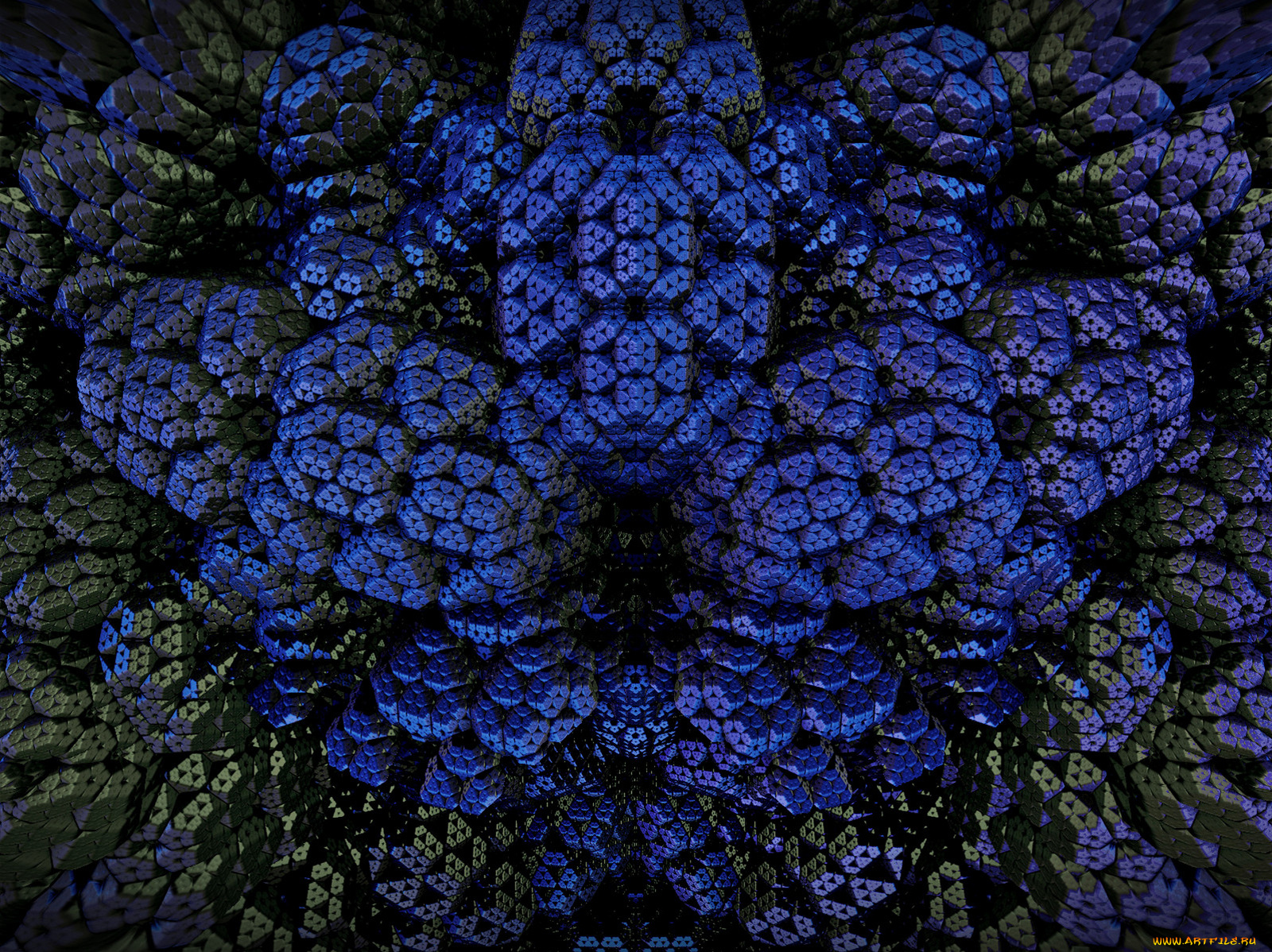 3д, графика, fractal, фракталы, узор, тёмный, абстракция