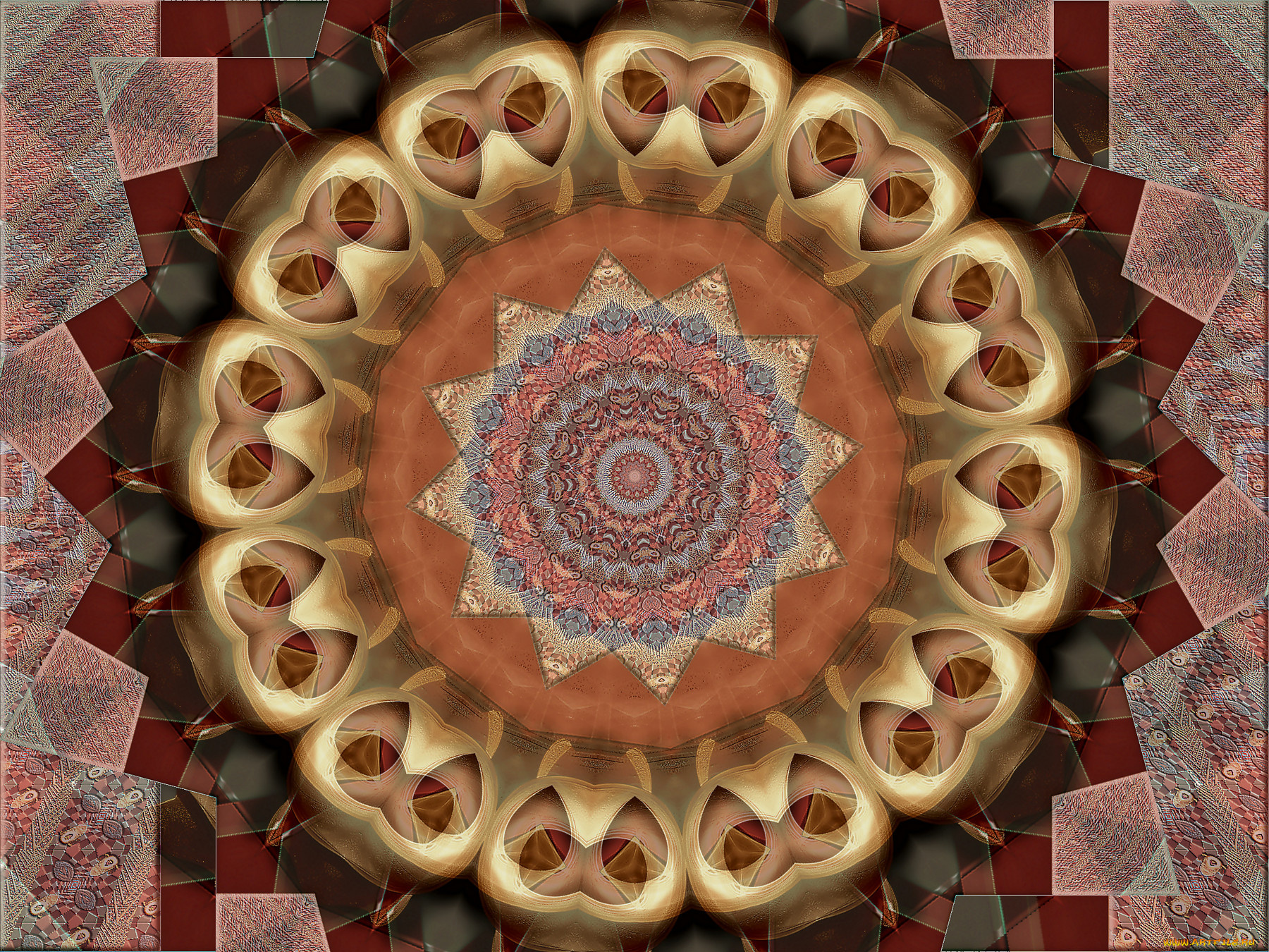 3д, графика, fractal, фракталы, абстракция, узор