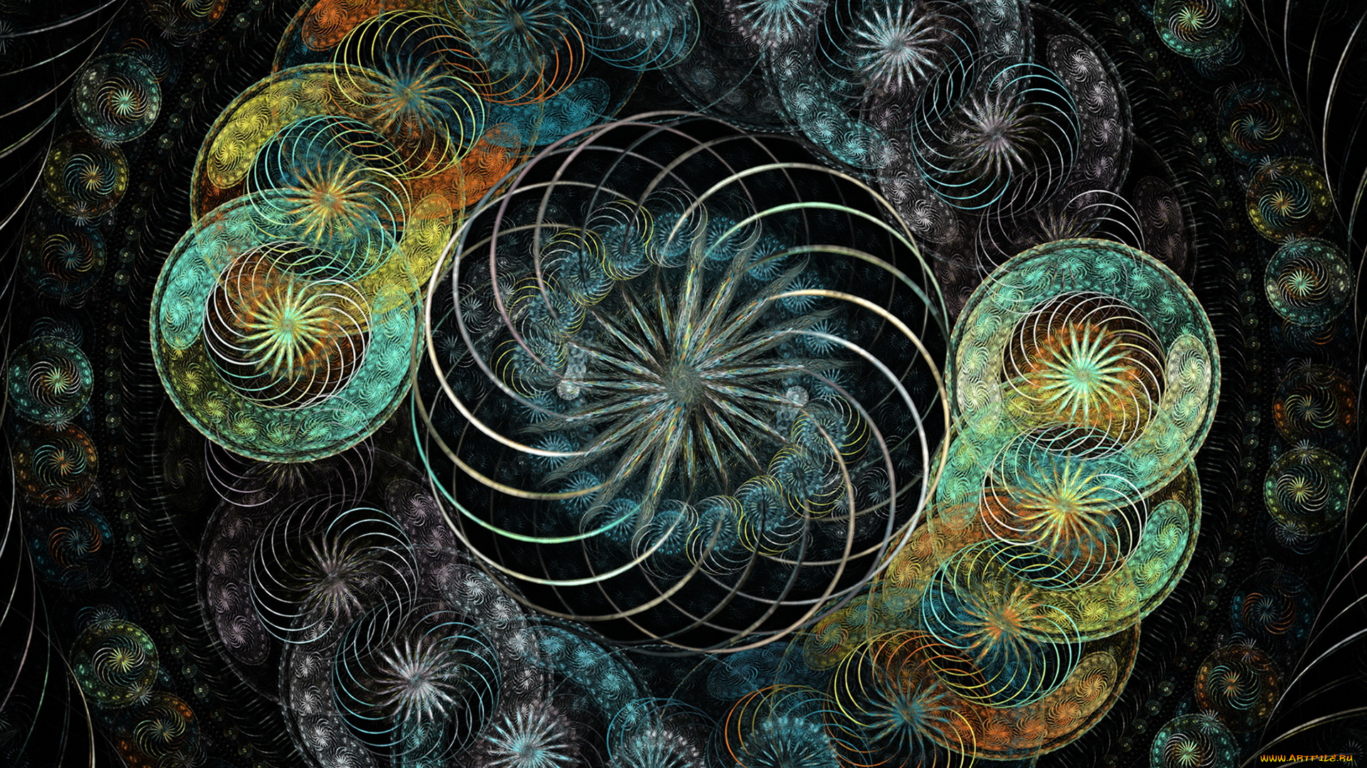 3д, графика, fractal, фракталы, абсртракция, узор