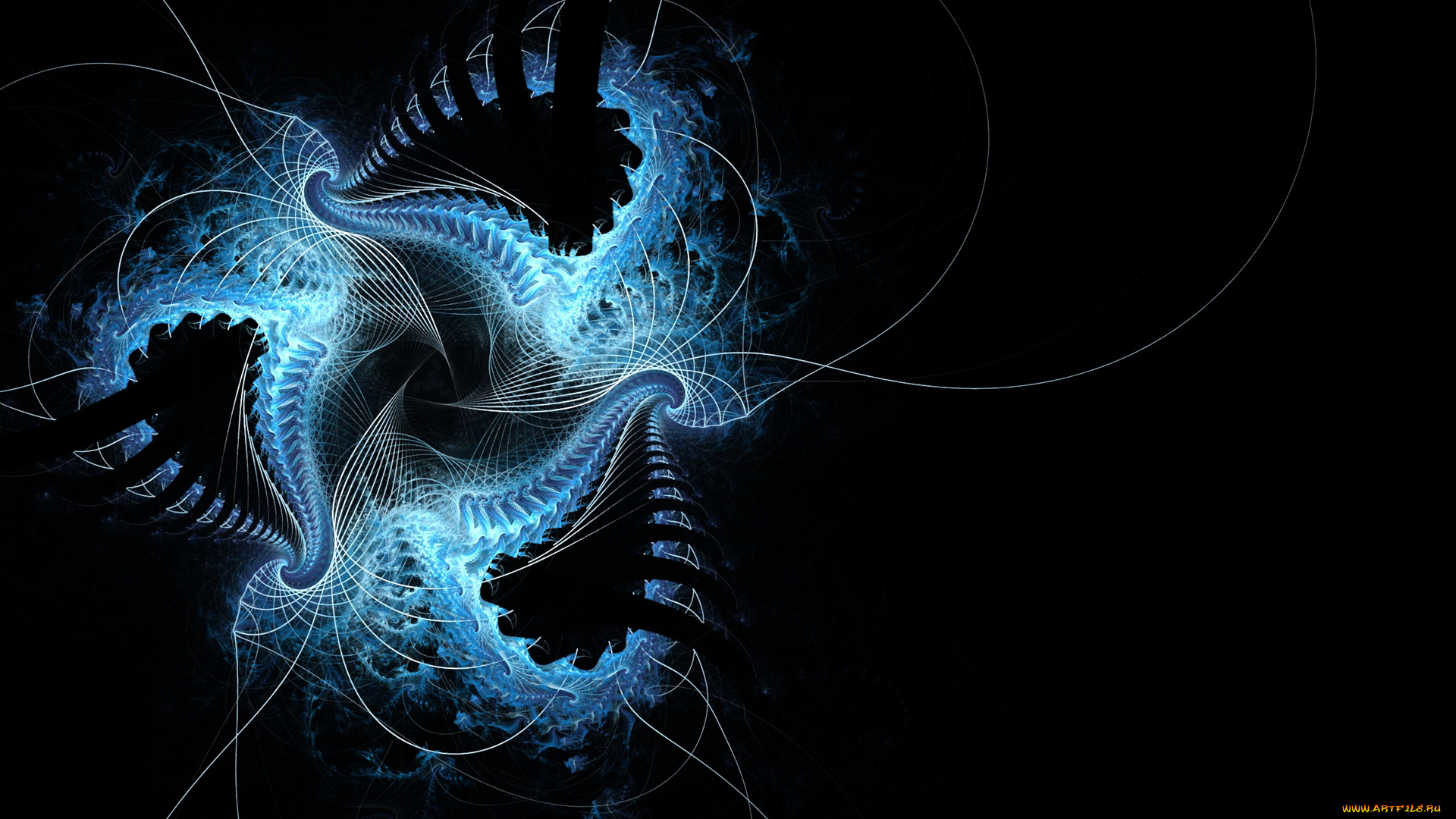 3д, графика, fractal, фракталы, узор, абсртракция