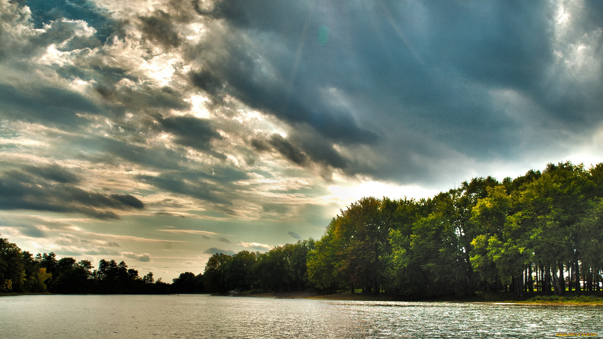 природа, реки, озера, река, лес, оьлака