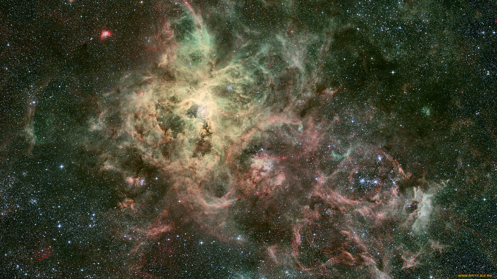 space, космос, арт, туманности, звезды, галактики, вселенная