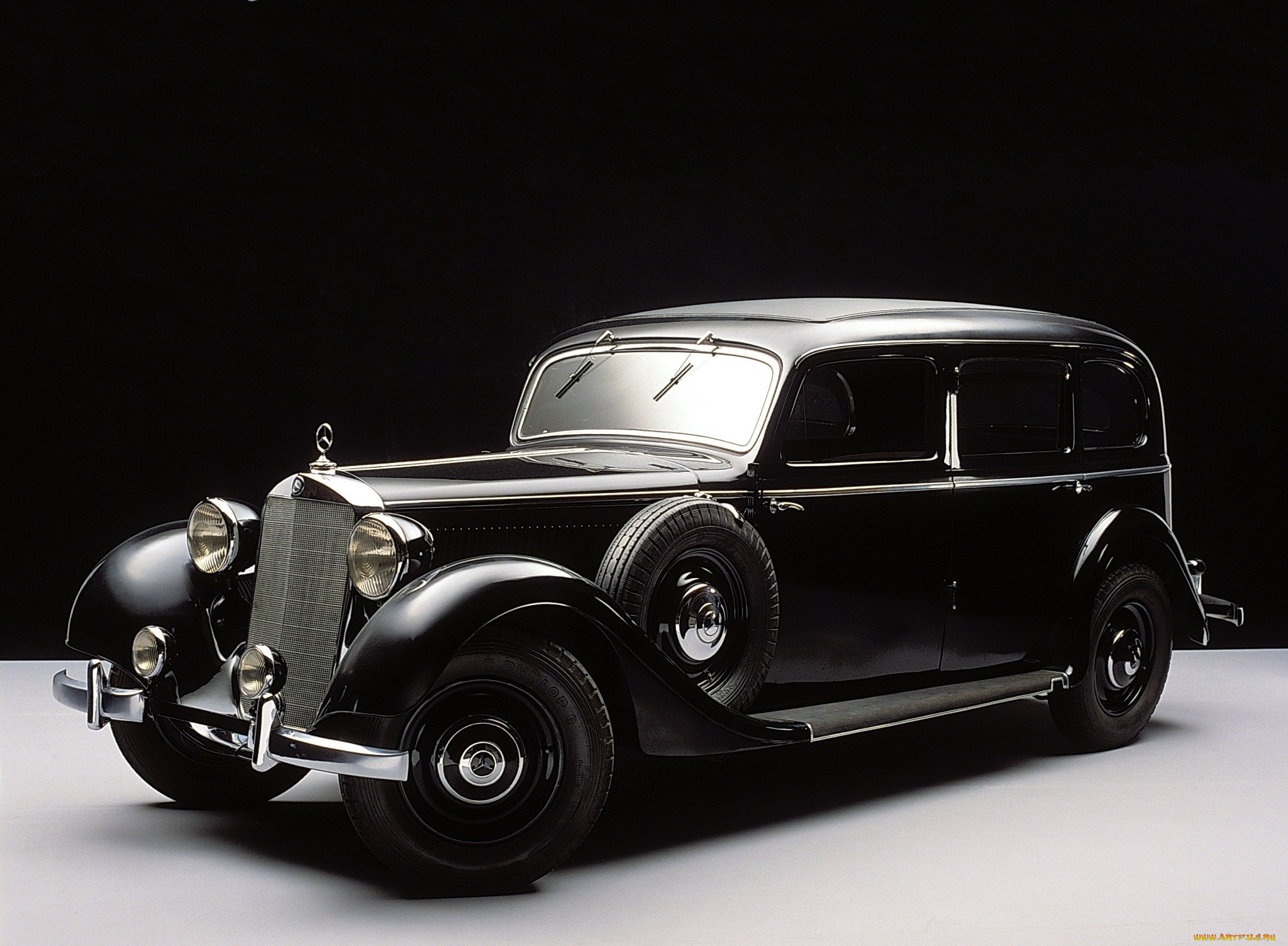 автомобили, классика, черная, стена, белый, пол, автомобиль