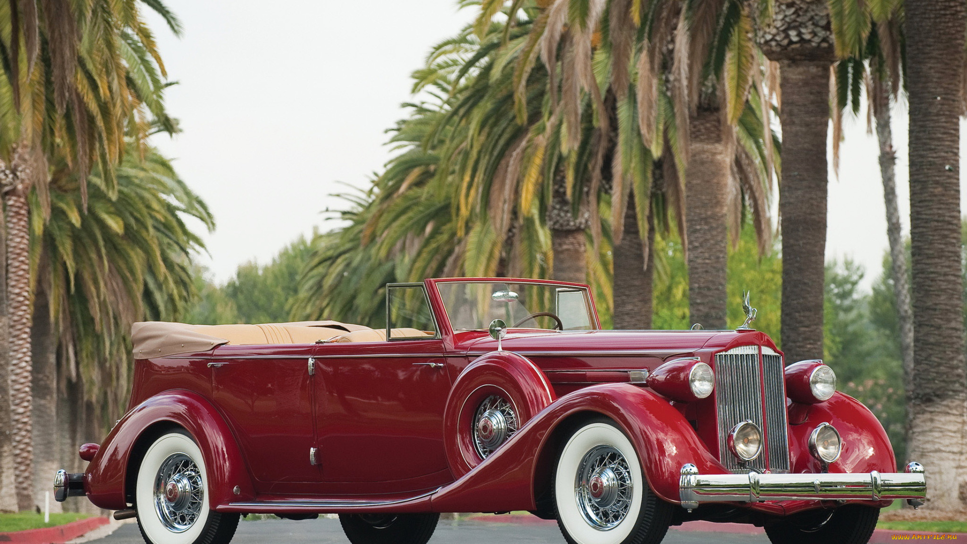 1935, packard, twelve, convertible, sedan, автомобили, ретро