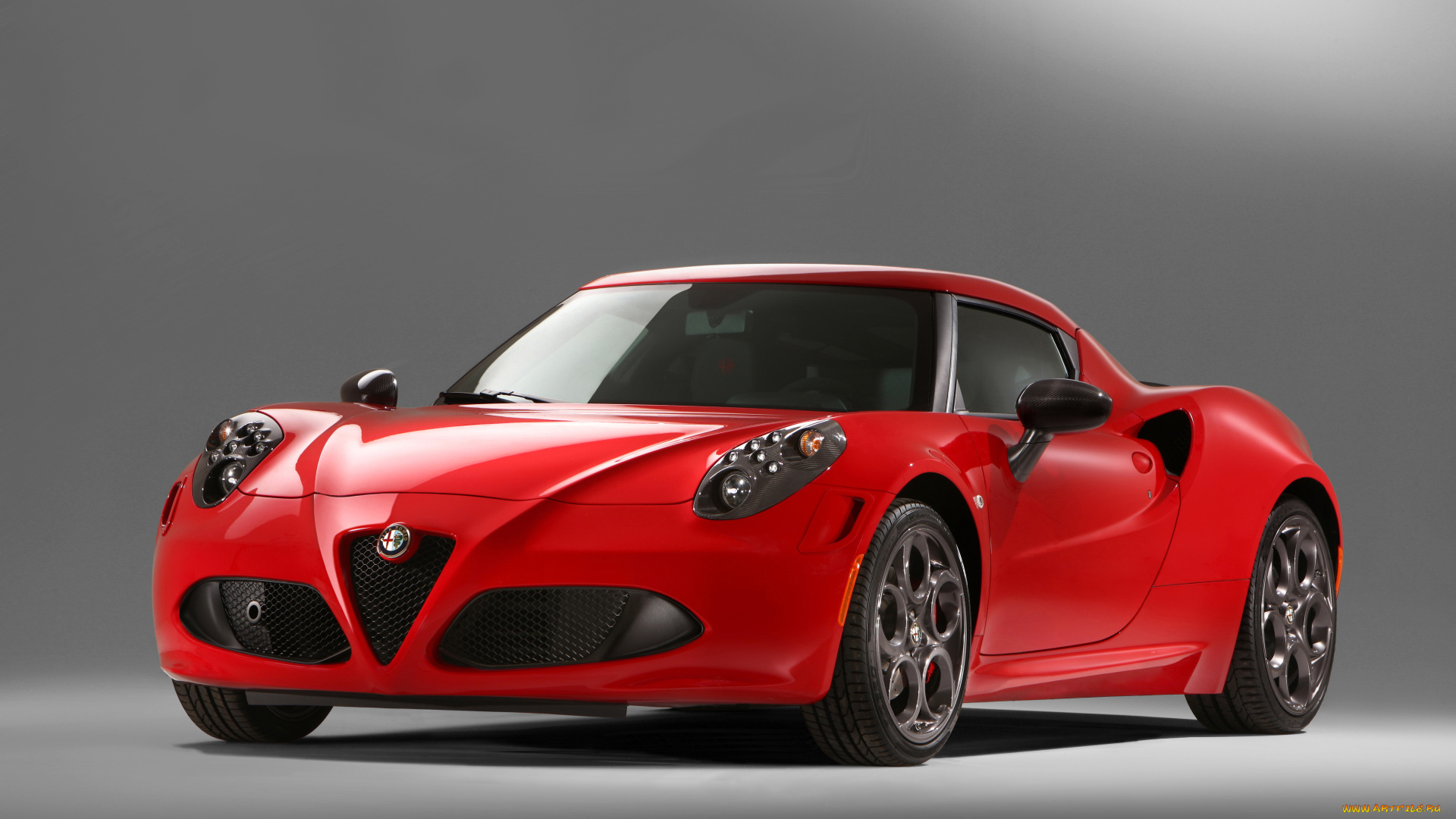 2013, alfa, romeo, 4c, автомобили, красная