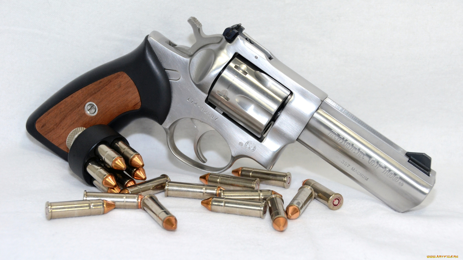 оружие, револьверы, барабан, пули