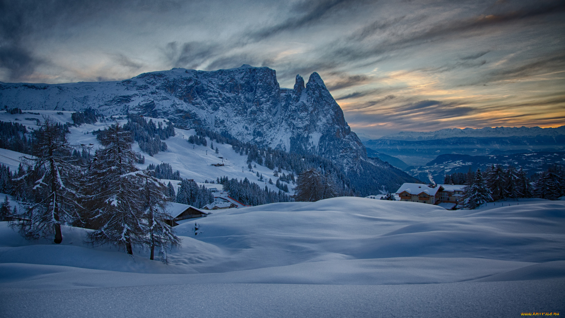 seiser, alm, trentino, alto, adige, italy, природа, зима, trentino-alto, италия, снег, горы, пейзаж