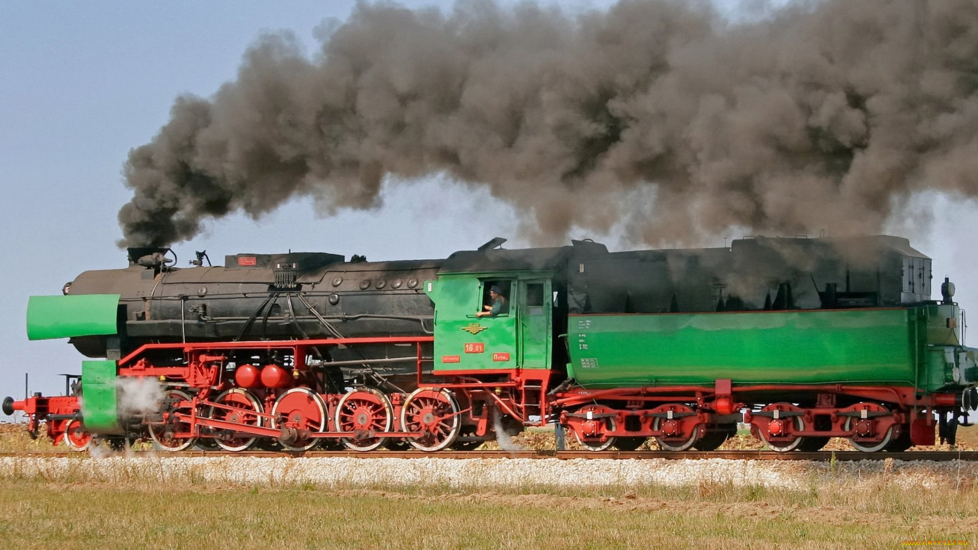 техника, паровозы, паровоз, тендер, дым