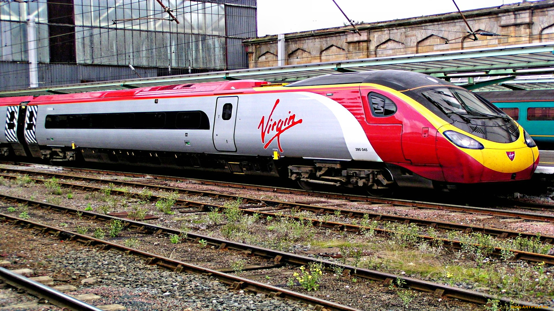 техника, поезда, рельсы, пути, скоростной, поезд