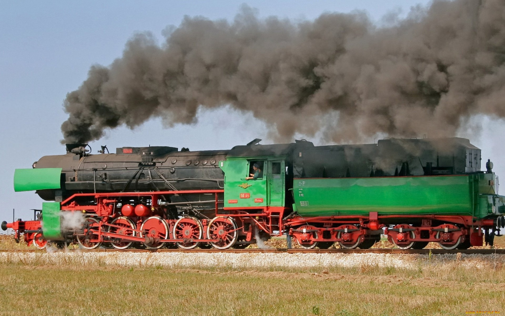 техника, паровозы, паровоз, тендер, дым