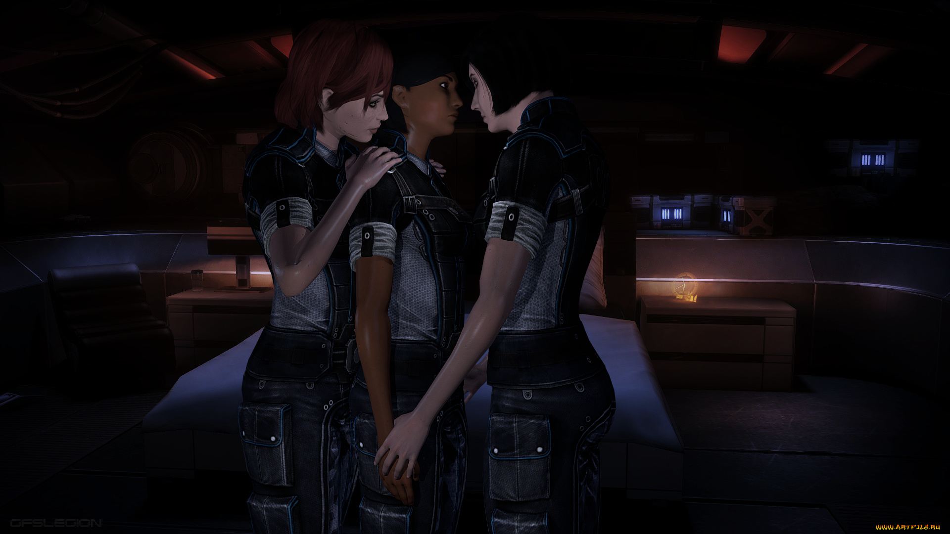 3д, графика, фантазия, , fantasy, фон, взгляд, девушки