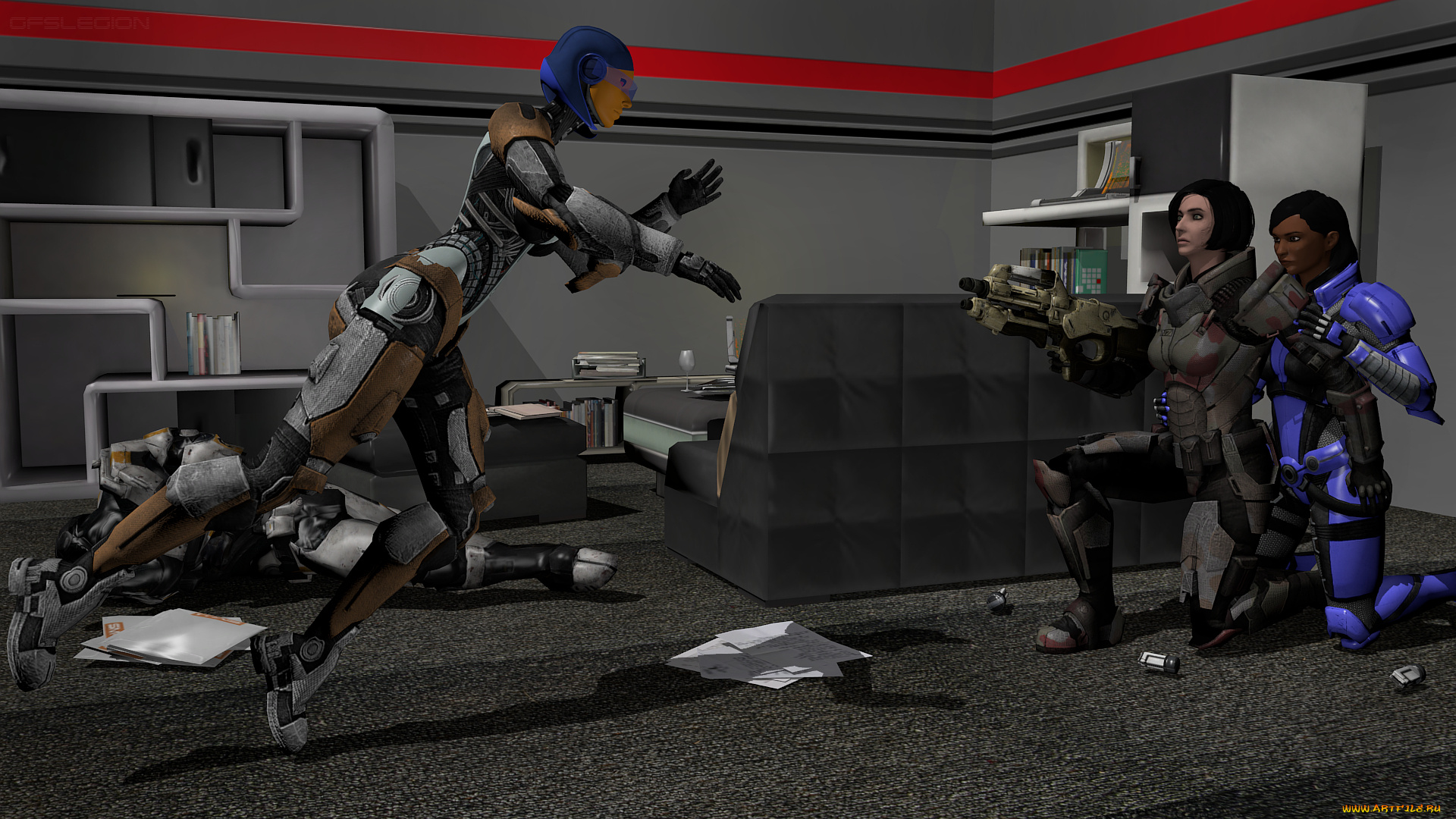 3д, графика, фантазия, , fantasy, оружие, фон, взгляд, девушки