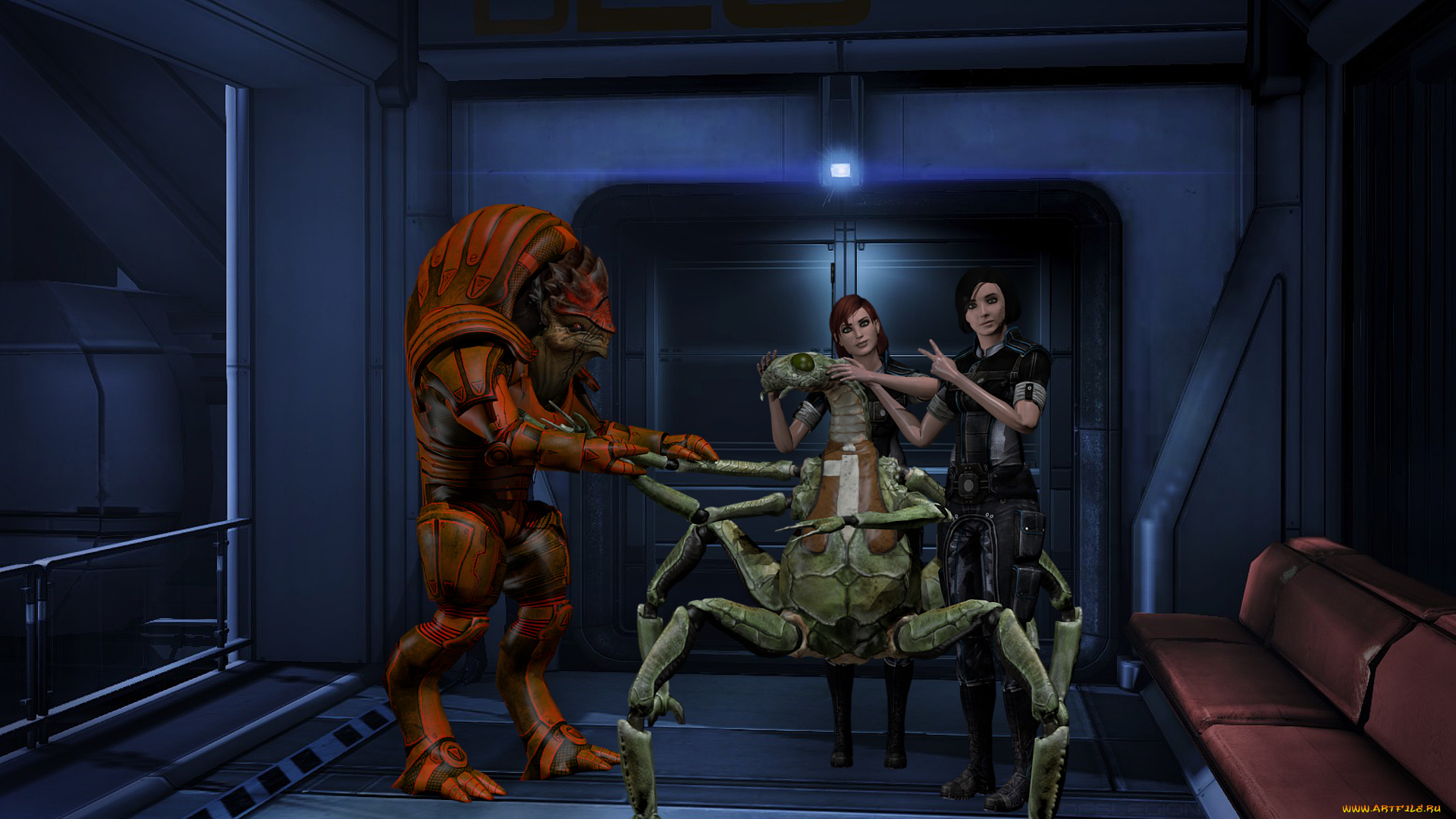 3д, графика, фантазия, , fantasy, существа, фон, взгляд, девушки