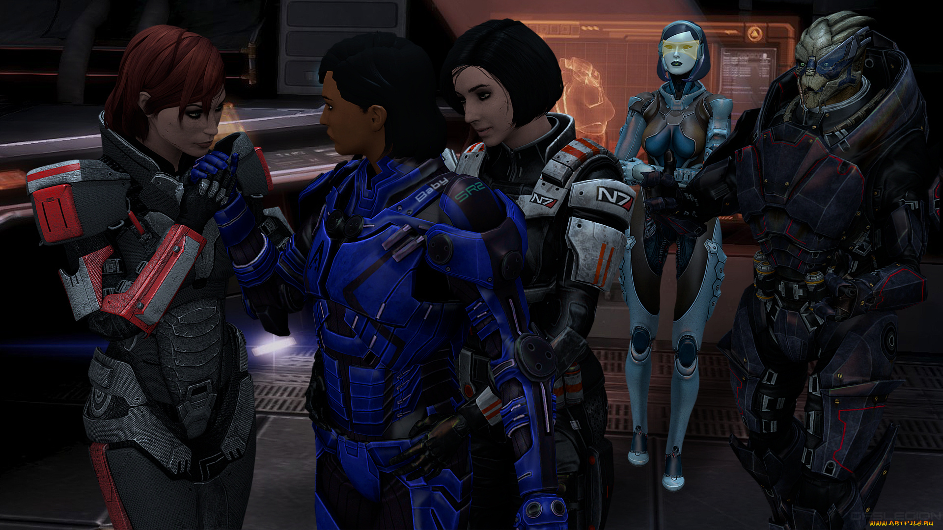 3д, графика, фантазия, , fantasy, существа, фон, взгляд, девушки