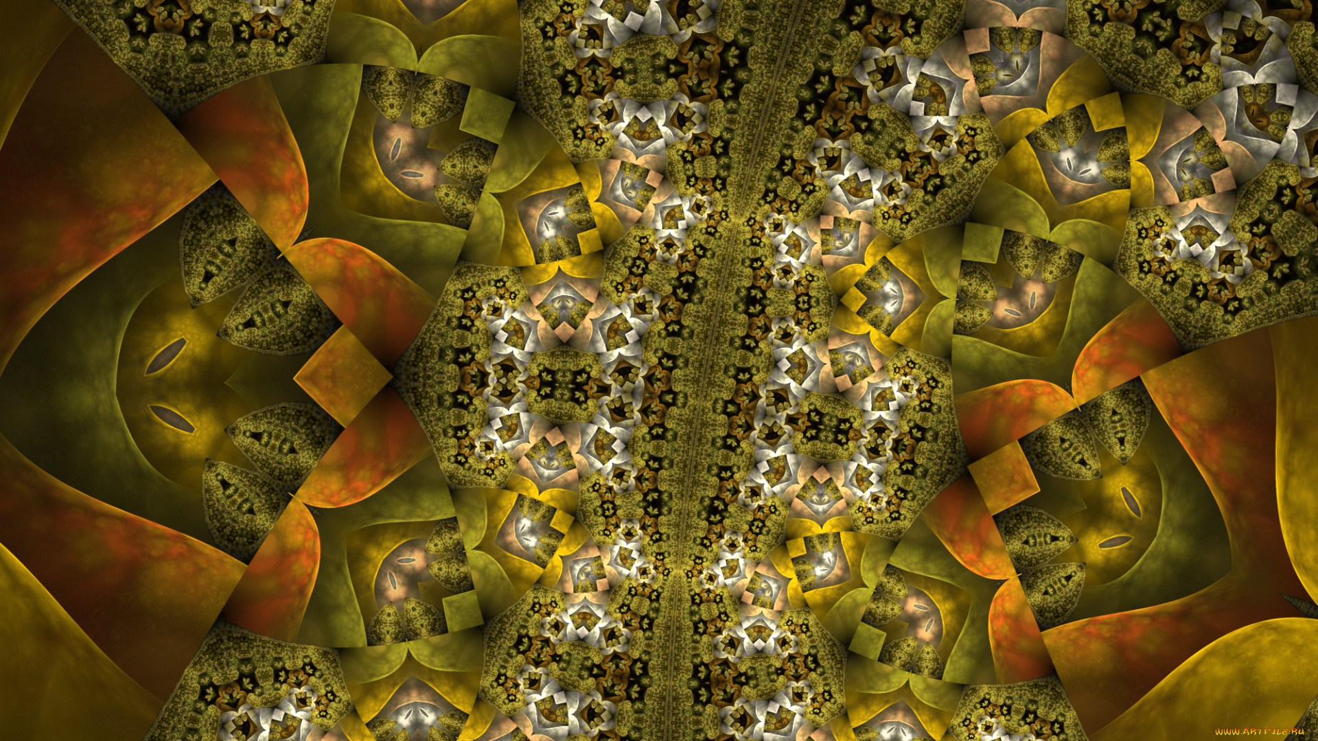 3д, графика, фракталы, , fractal, цвета, фон, узор