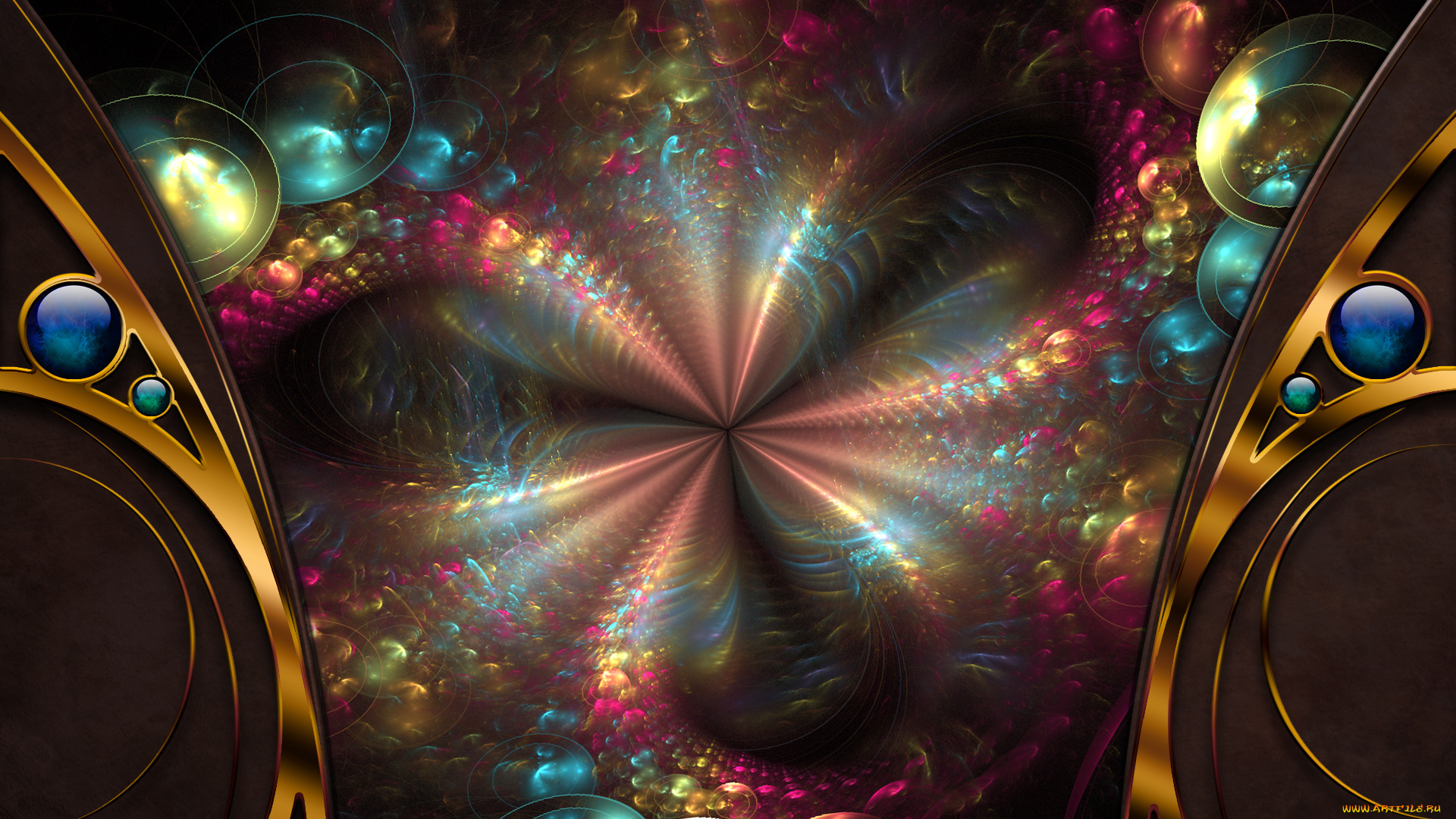 3д, графика, фракталы, , fractal, цвета, фон, узор