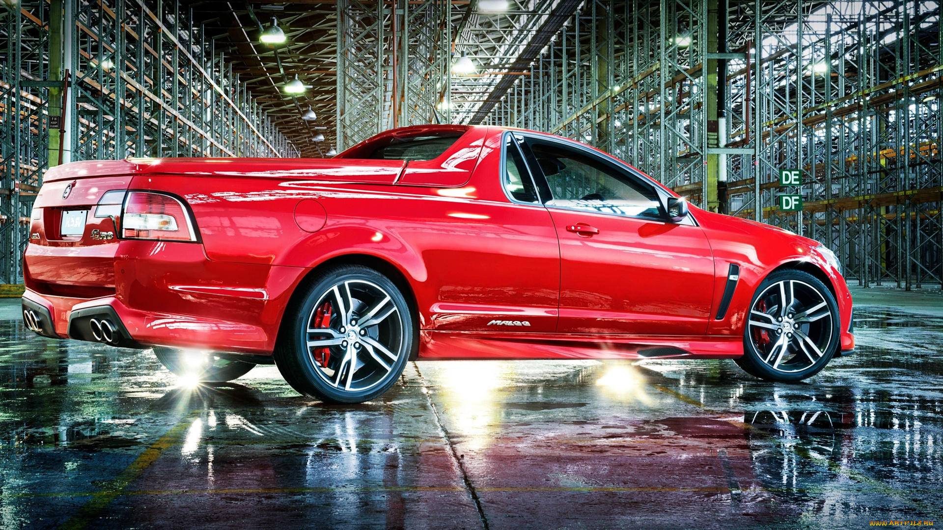 автомобили, holden, r8, maloo, hsv, красный, gen-f2, 2015, г