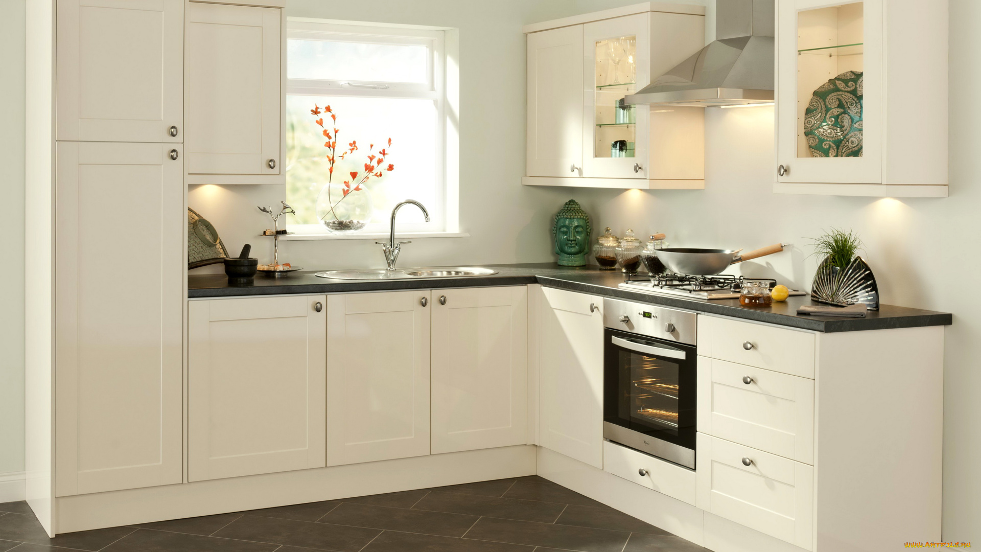 интерьер, кухня, посуда, мебель