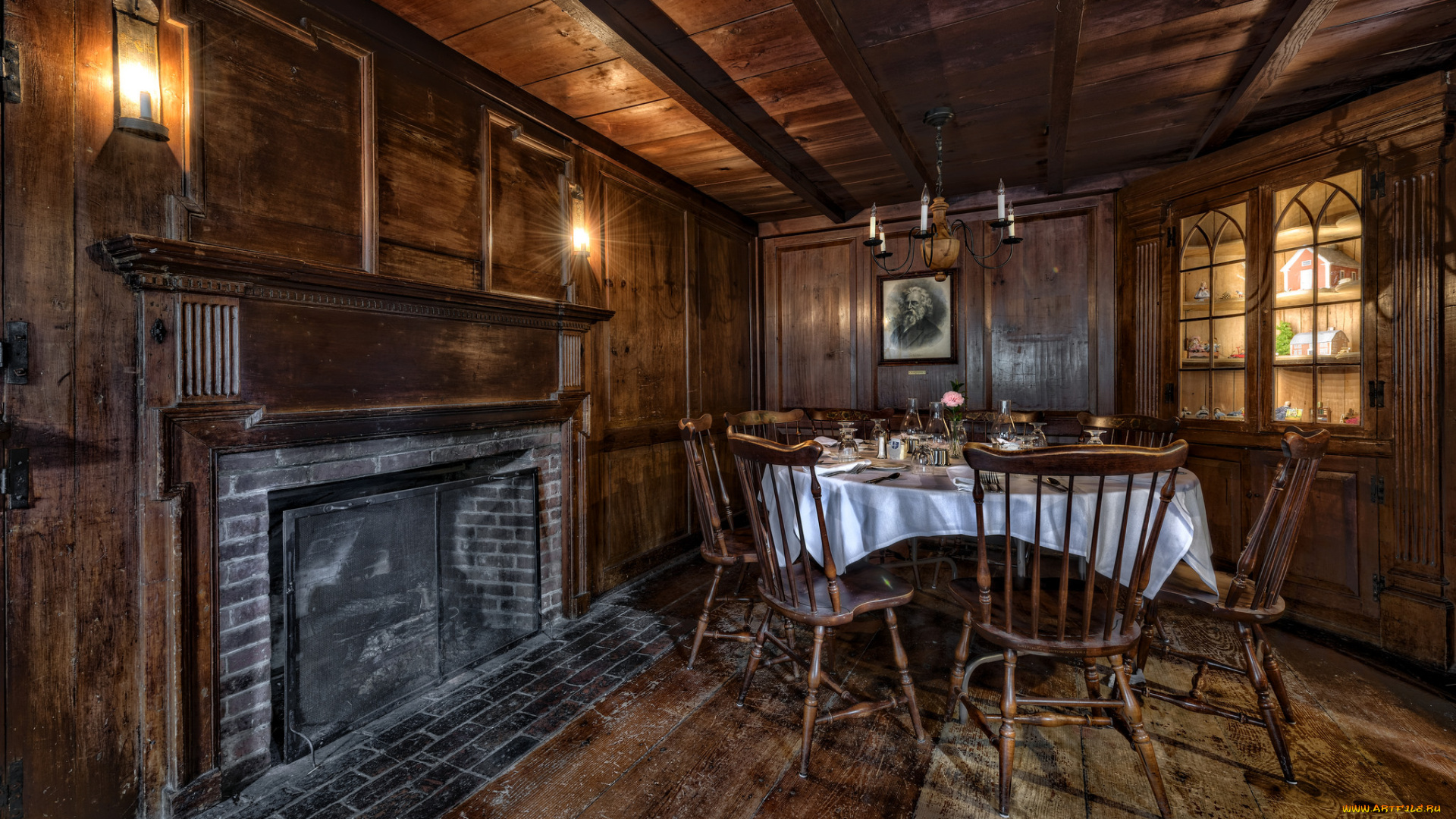 интерьер, столовая, мебель, комната