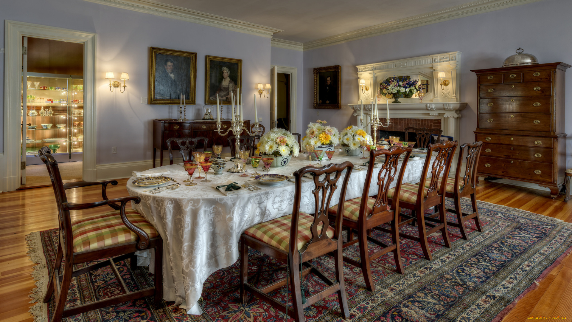 интерьер, столовая, мебель, комната