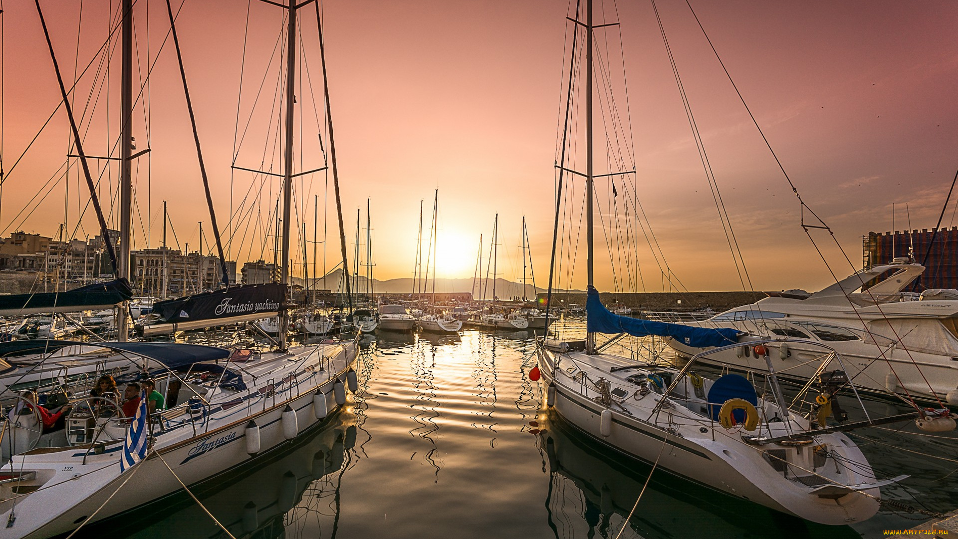 корабли, Яхты, яхтклуб, гавань