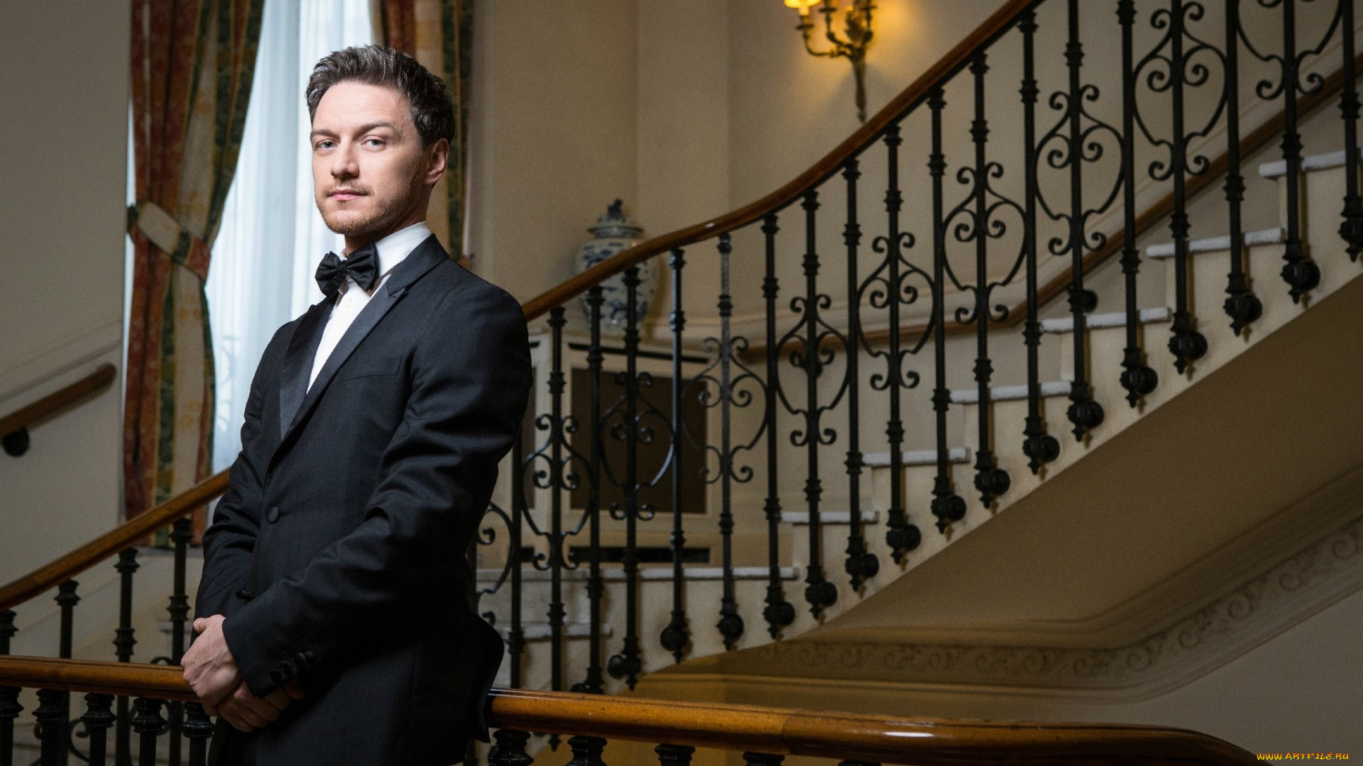 мужчины, james, mcavoy, джеймс, макэвой, james, mcavoy, актер, костюм, лестница, фотограф, fabrizio, maltese, thr