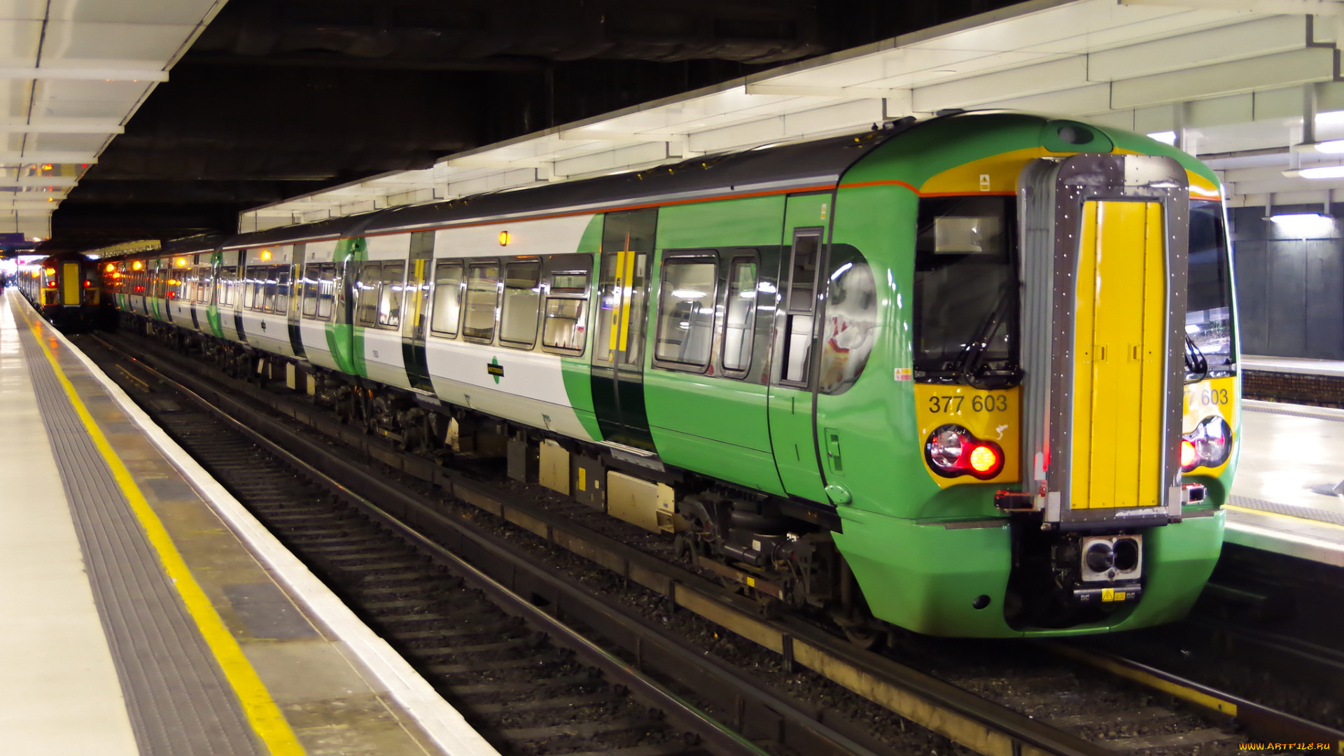 техника, метро, состав, дорога, рельсы, локомотив, железная