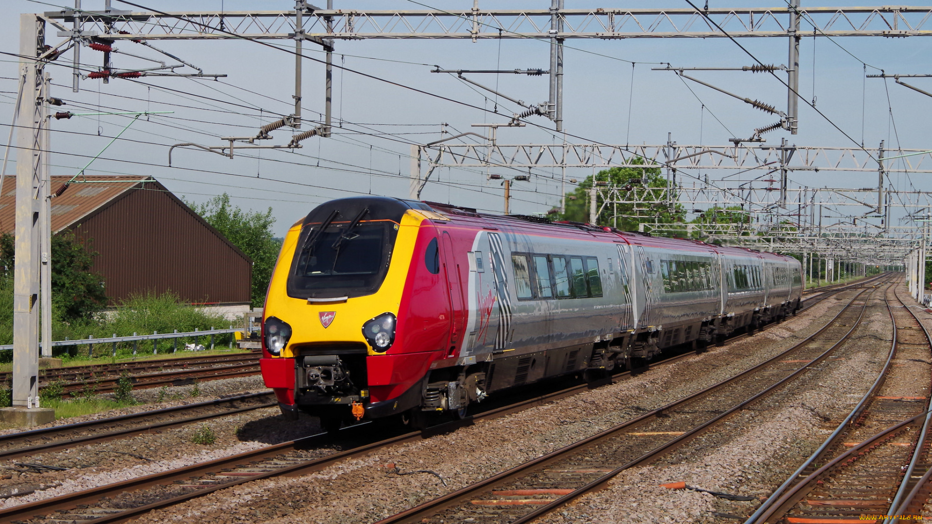 техника, поезда, дорога, железная, состав, рельсы, локомотив