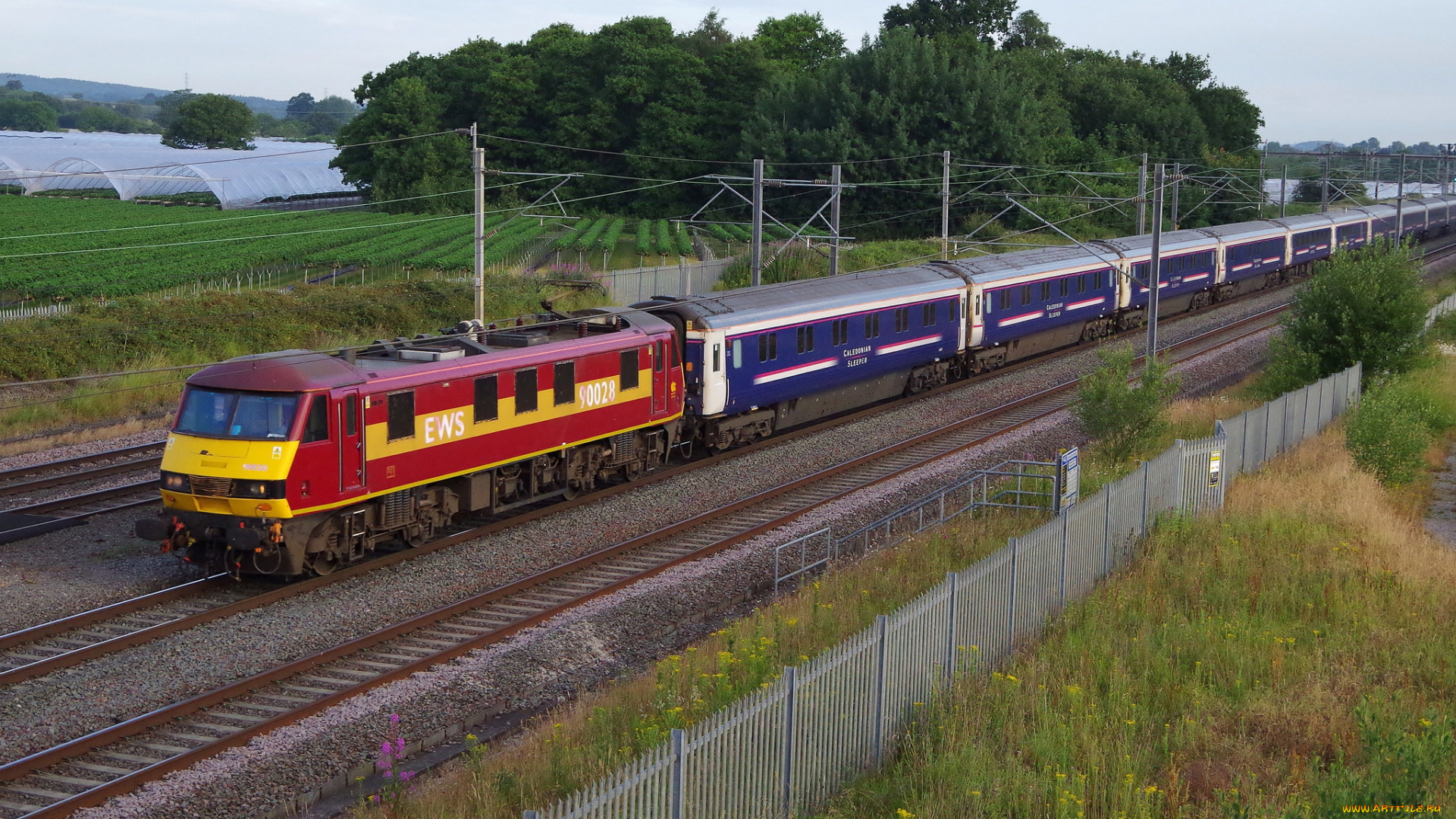 техника, поезда, локомотив, рельсы, дорога, железная, состав