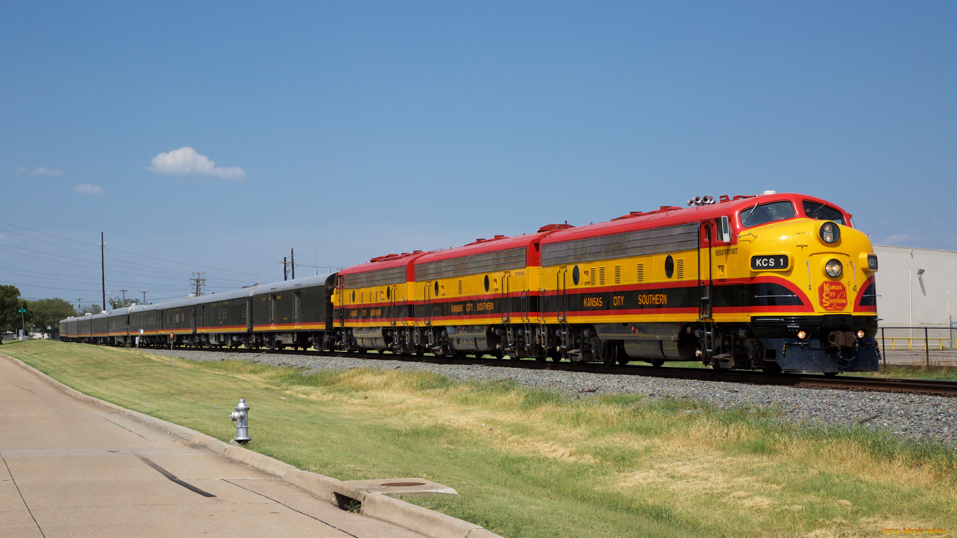 техника, поезда, состав, локомотив, дорога, рельсы, железная